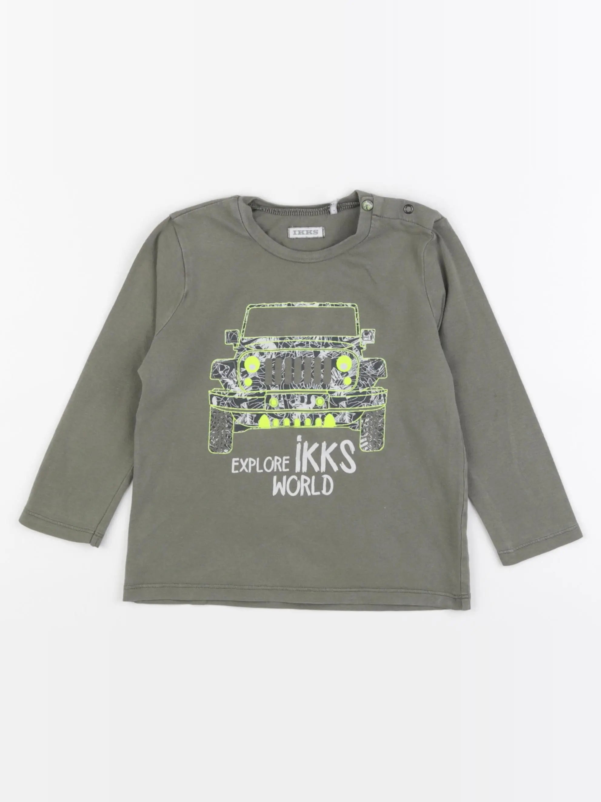 IKKS - tee-shirt vert - 2 ans