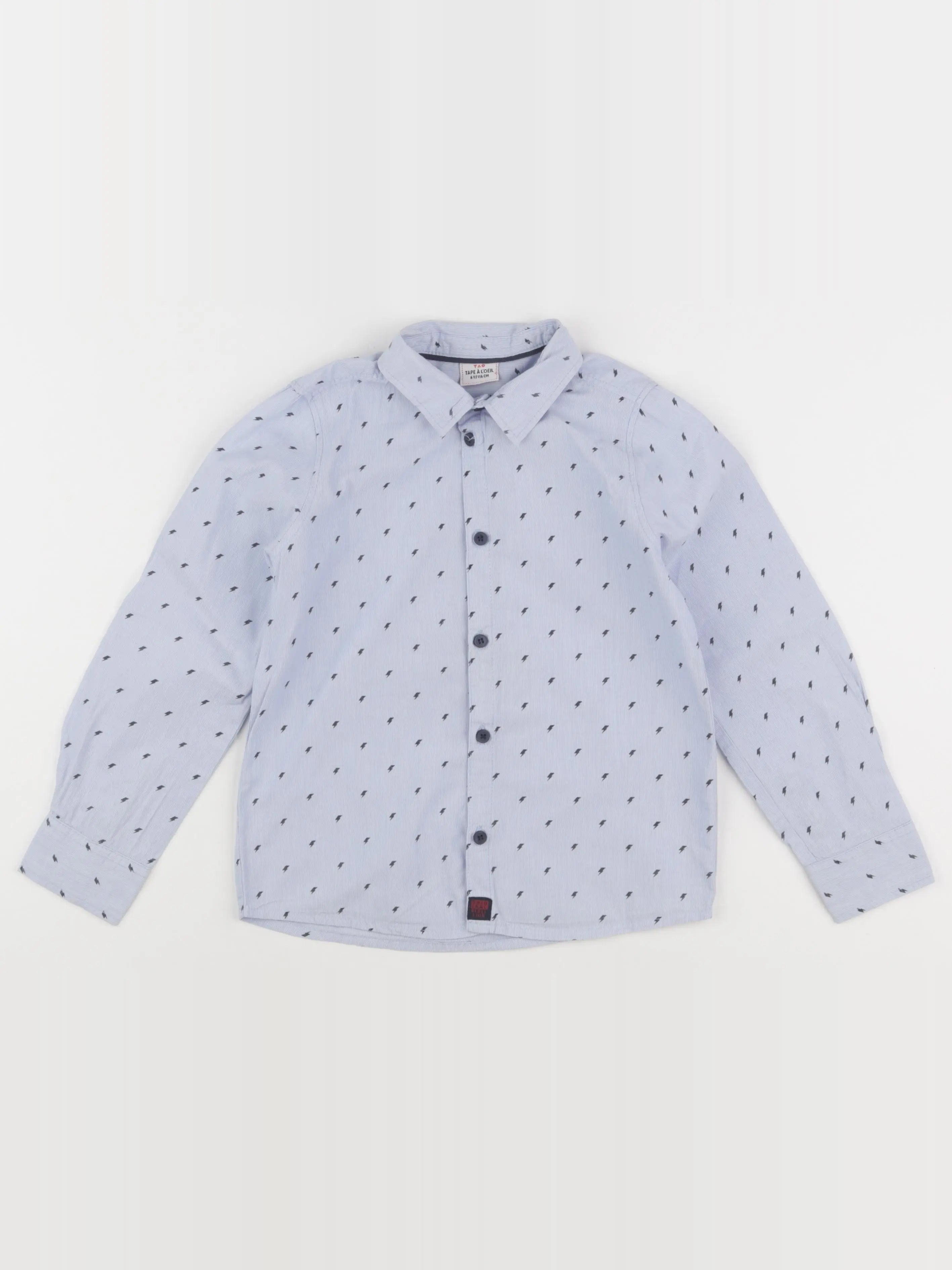 Tape à l'oeil - chemise bleu - 6 ans