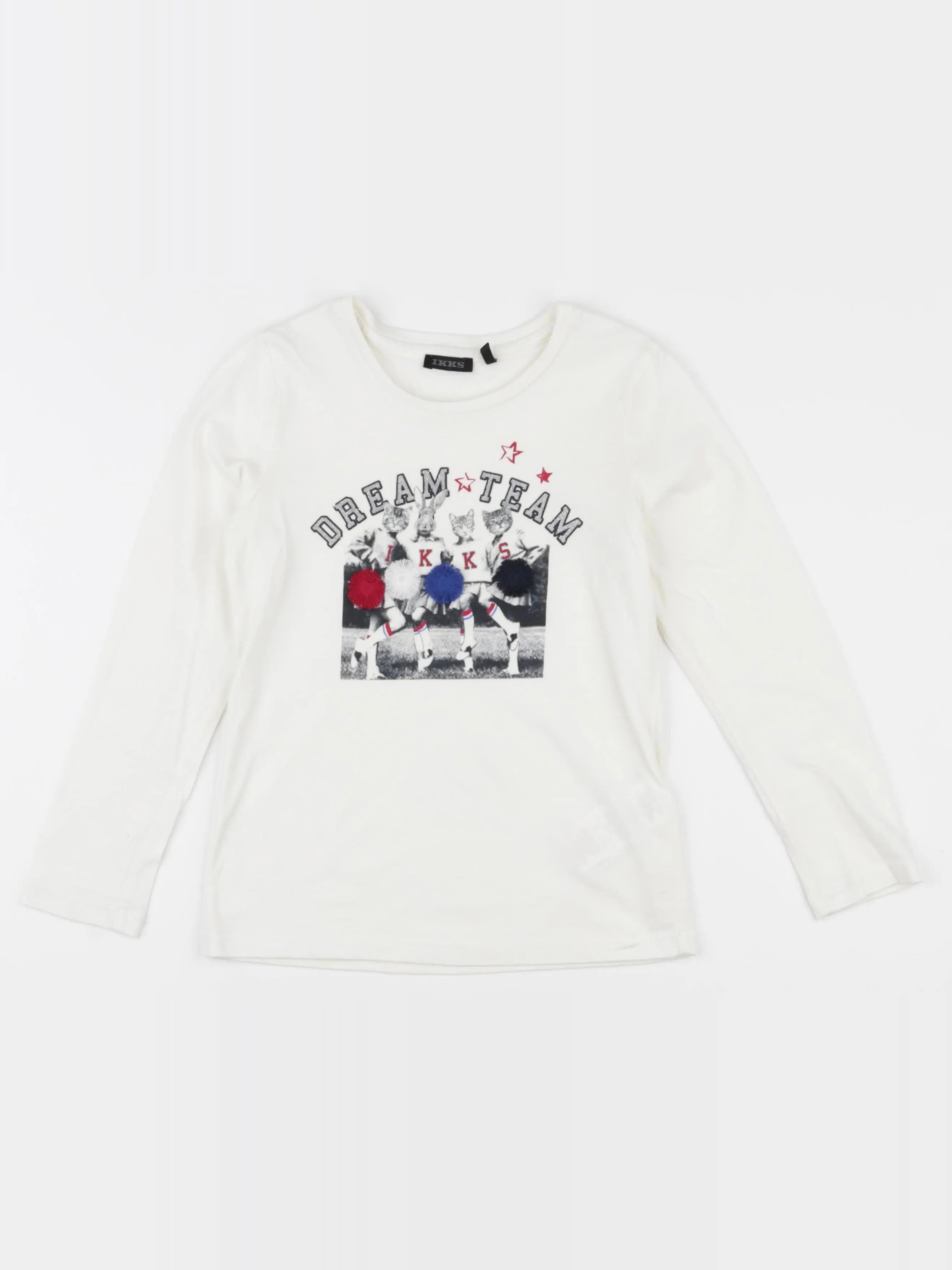 IKKS - tee-shirt blanc - 6 ans