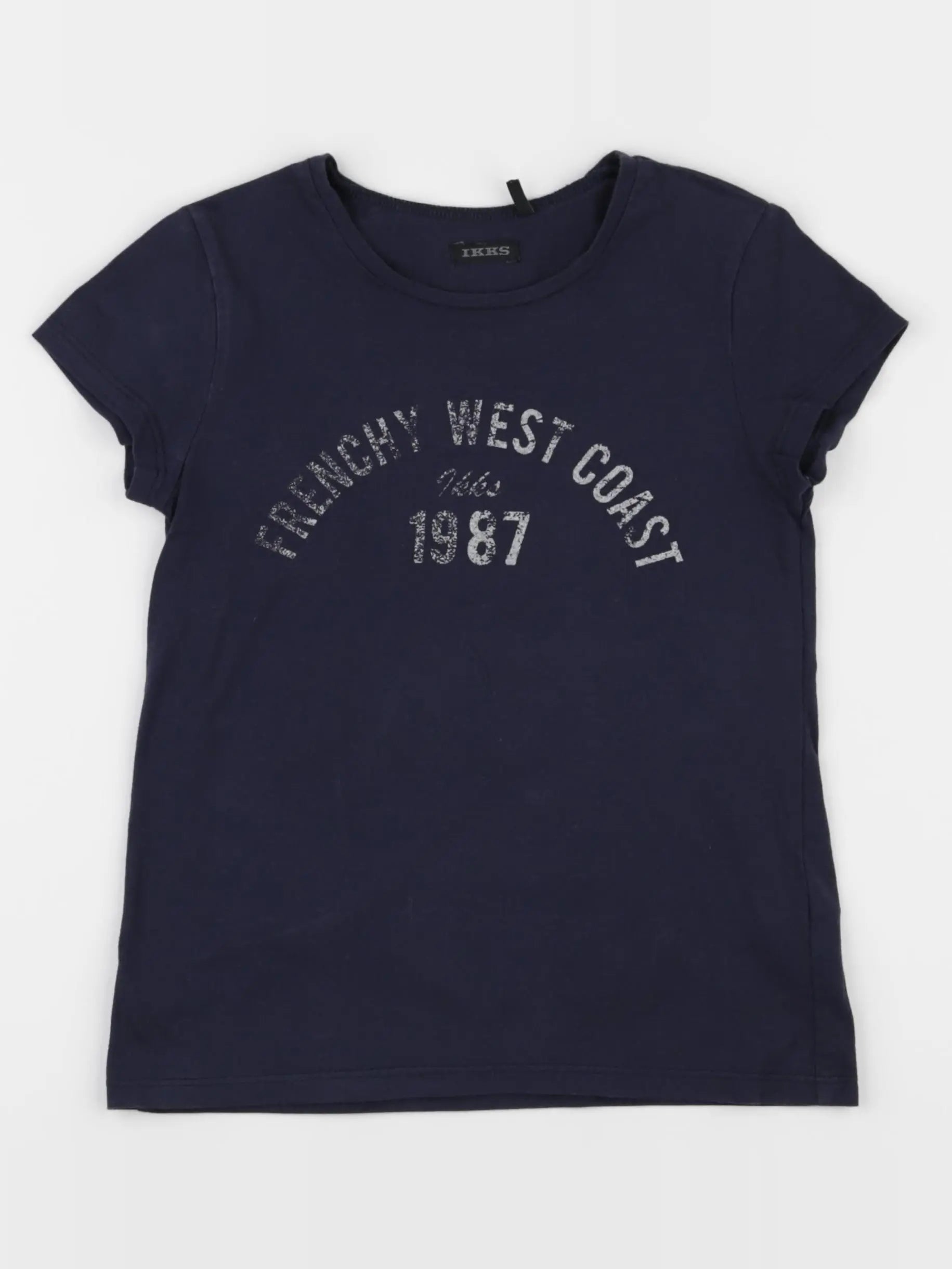 IKKS - tee-shirt bleu - 8 ans