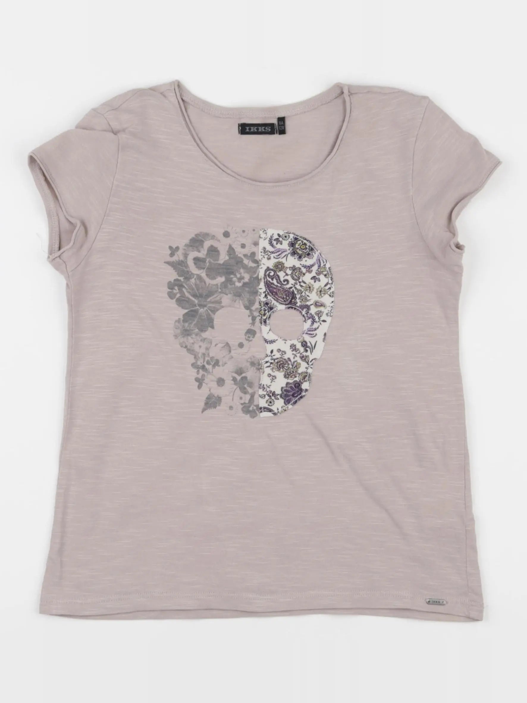 IKKS - tee-shirt gris - 8 ans