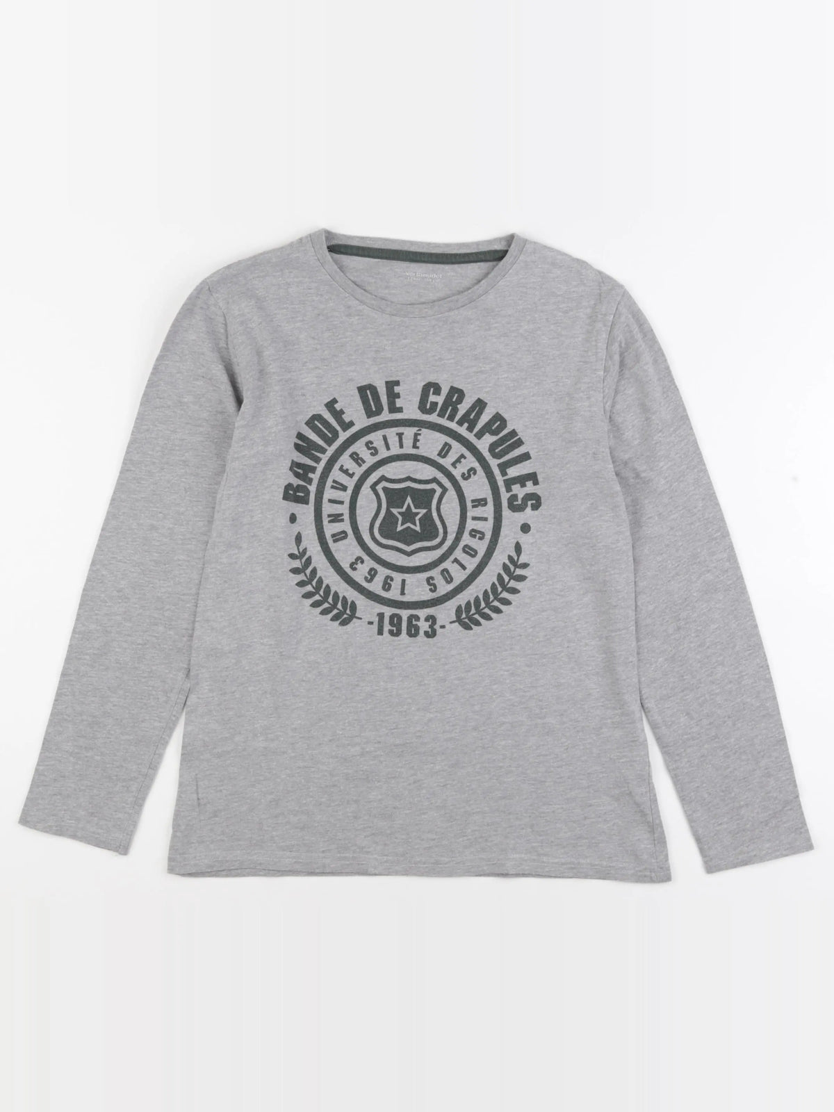 Vertbaudet - tee-shirt gris - 12 ans