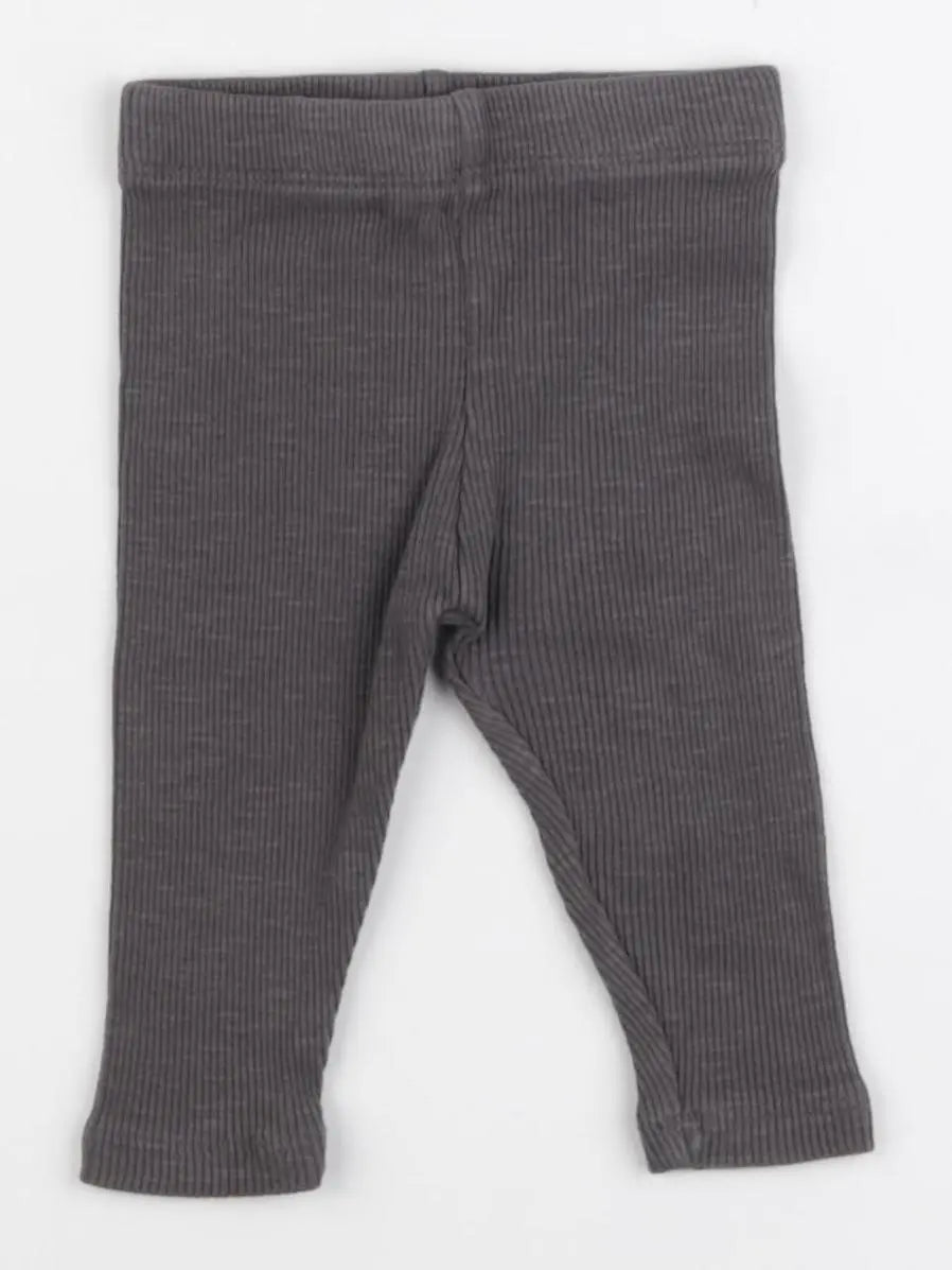 Vertbaudet - legging gris - 6 mois