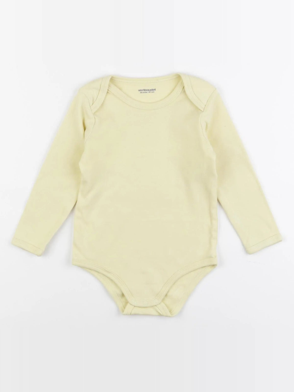 Vertbaudet - body jaune - 36 mois