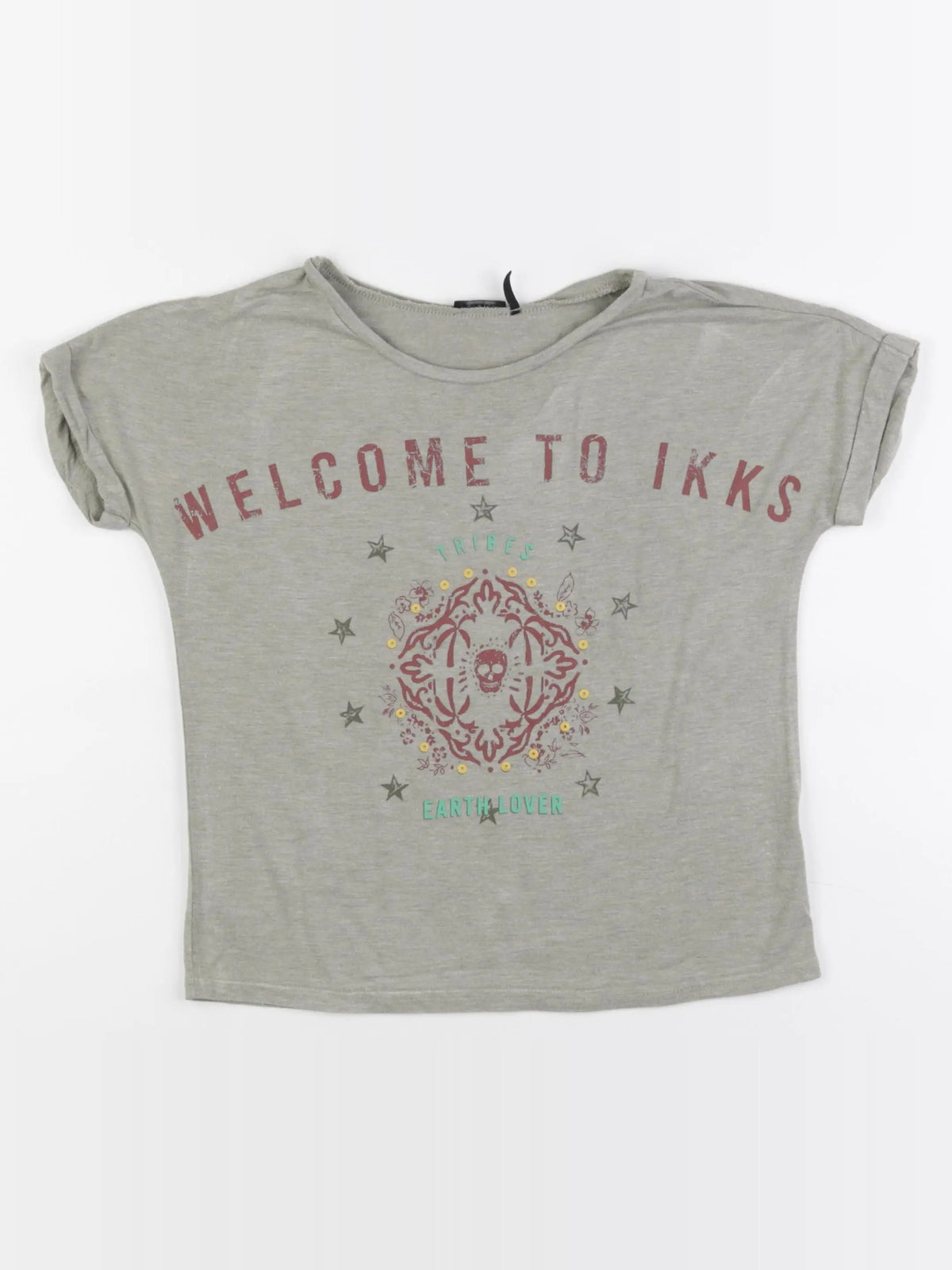 IKKS - tee-shirt vert - 10 ans