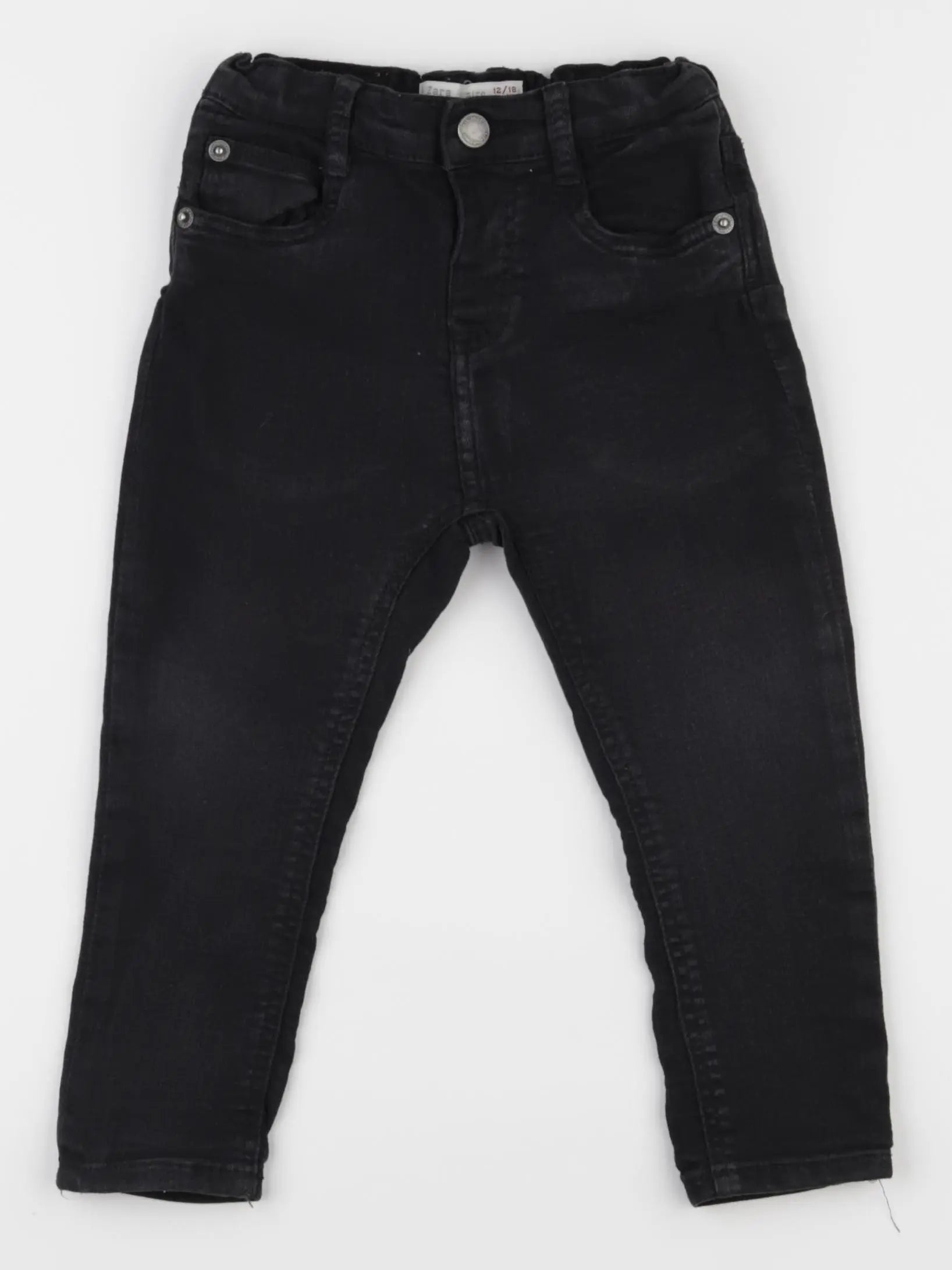 Zara - jean noir - 12/18 mois