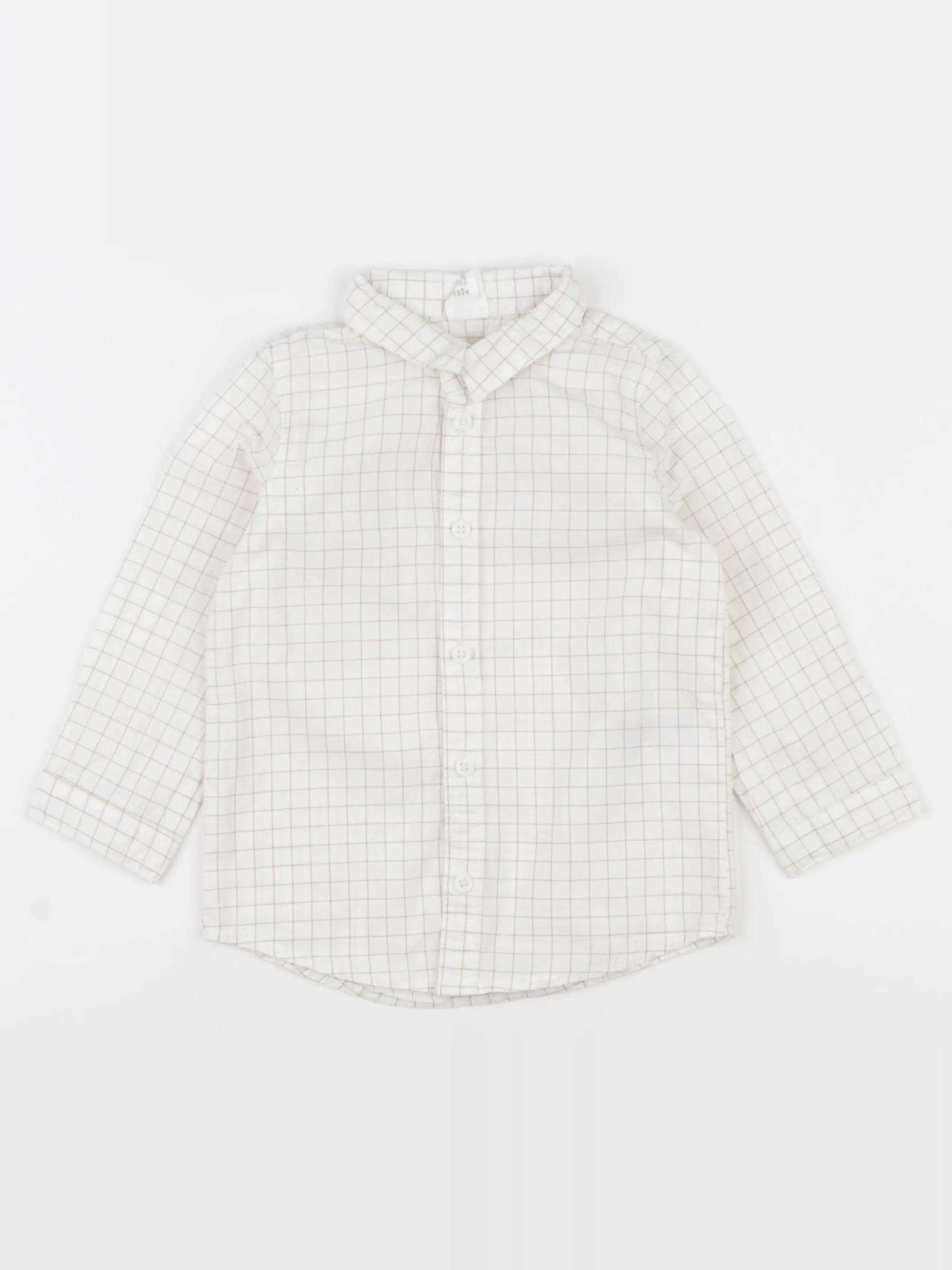 H&M - chemise beige - 12/18 mois