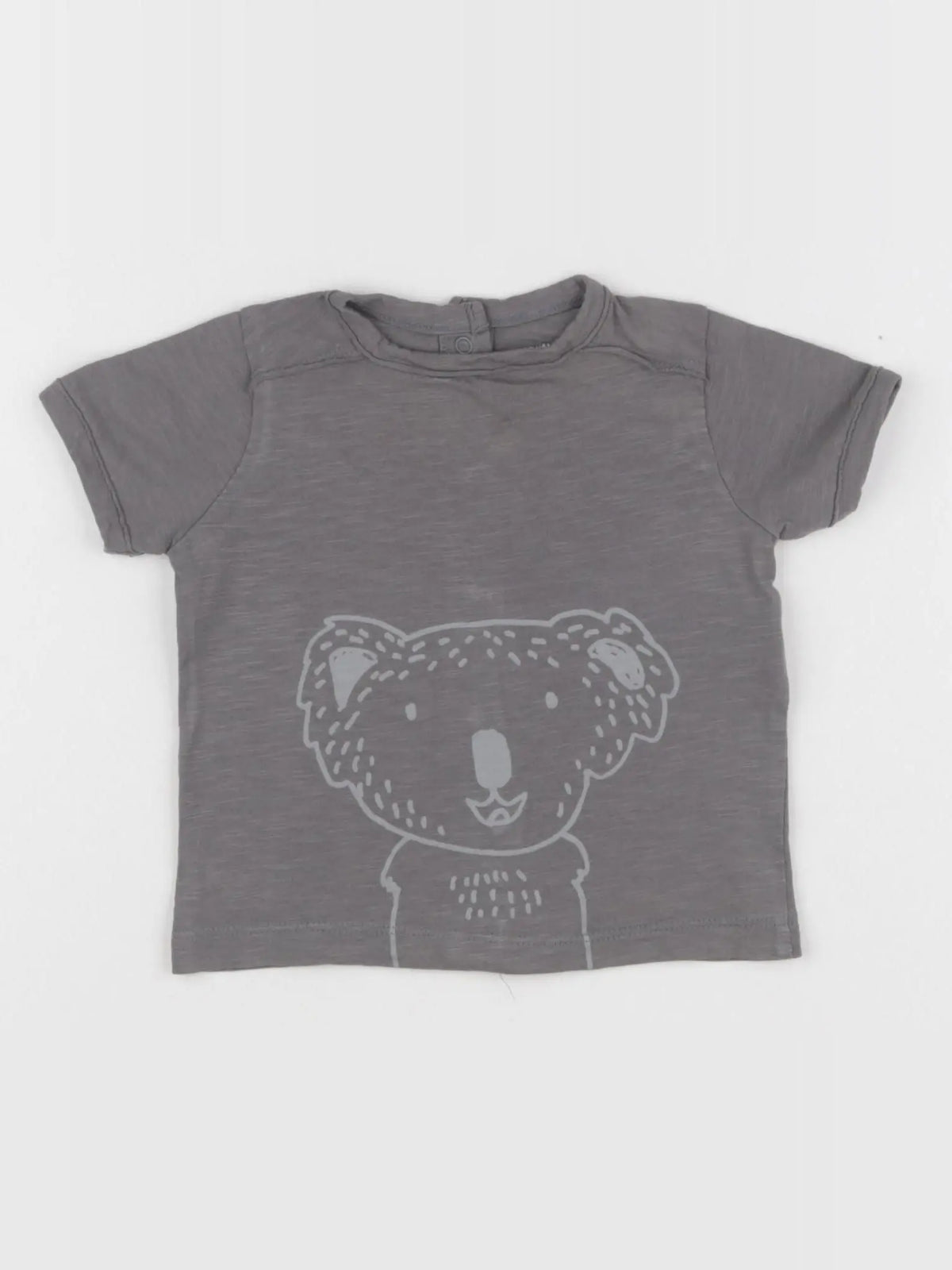 Vertbaudet - tee-shirt gris - 6 mois