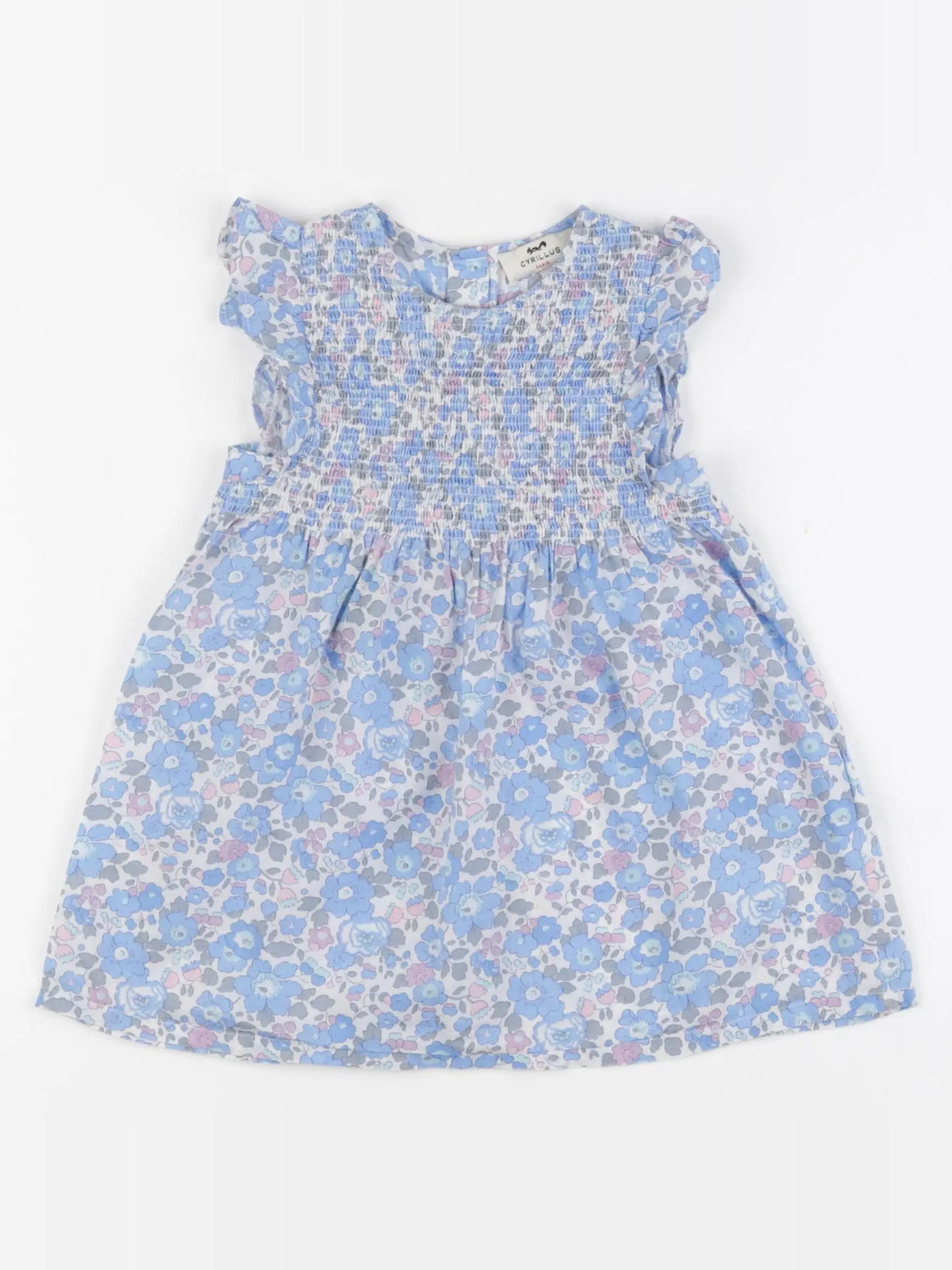 Cyrillus - robe bleu - 18 mois