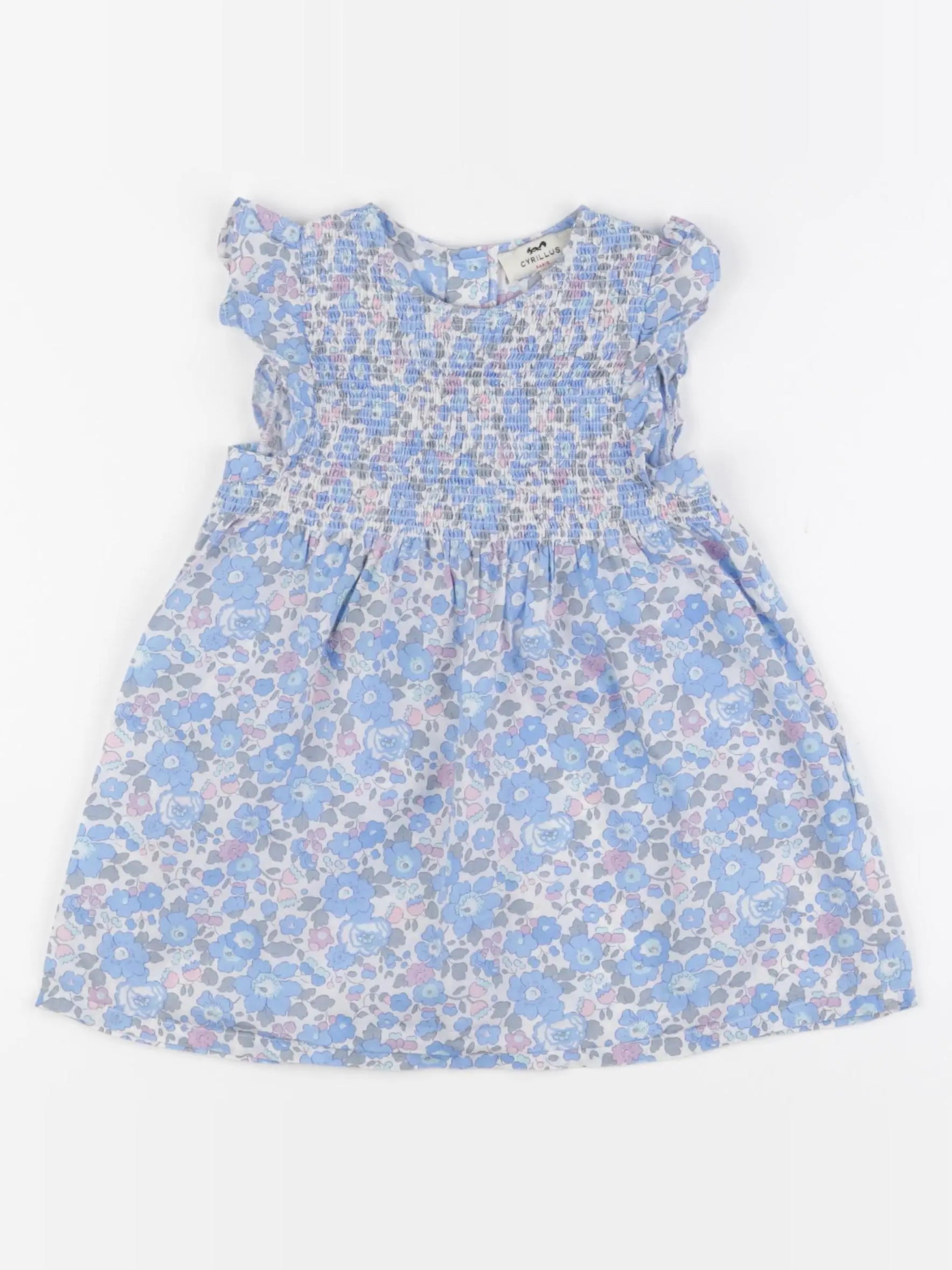 Cyrillus - robe bleu - 18 mois