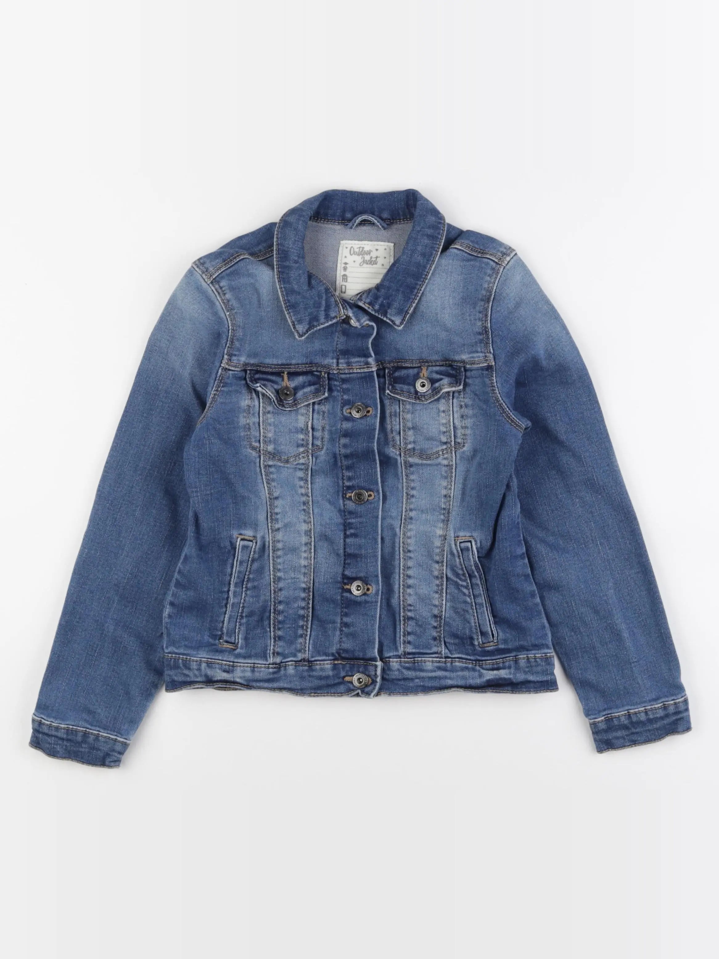 Vertbaudet - veste bleu - 8 ans