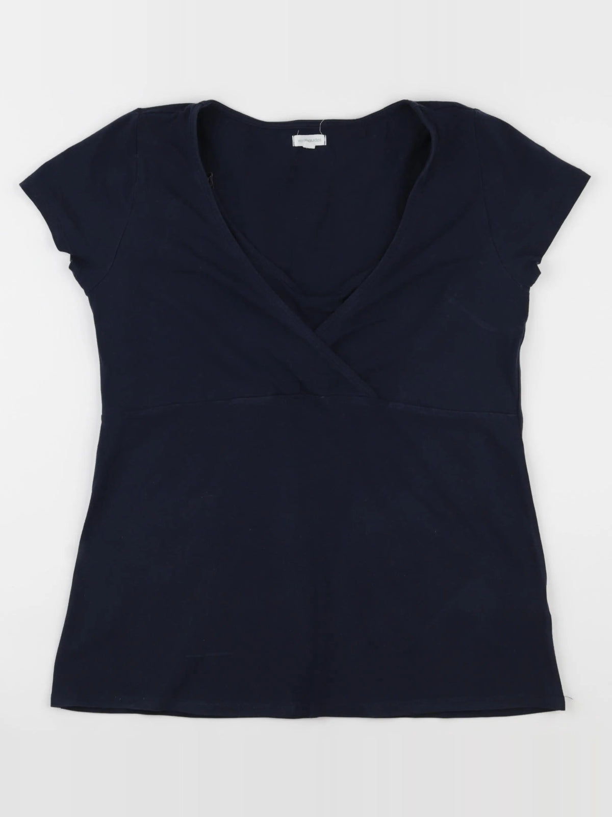 Vertbaudet - tee-shirt allaitement bleu - 38 à 40