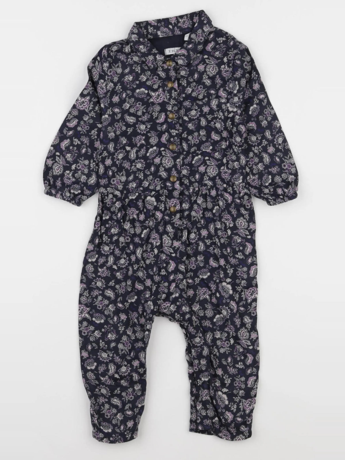 IKKS - combinaison bleu, violet - 6 mois