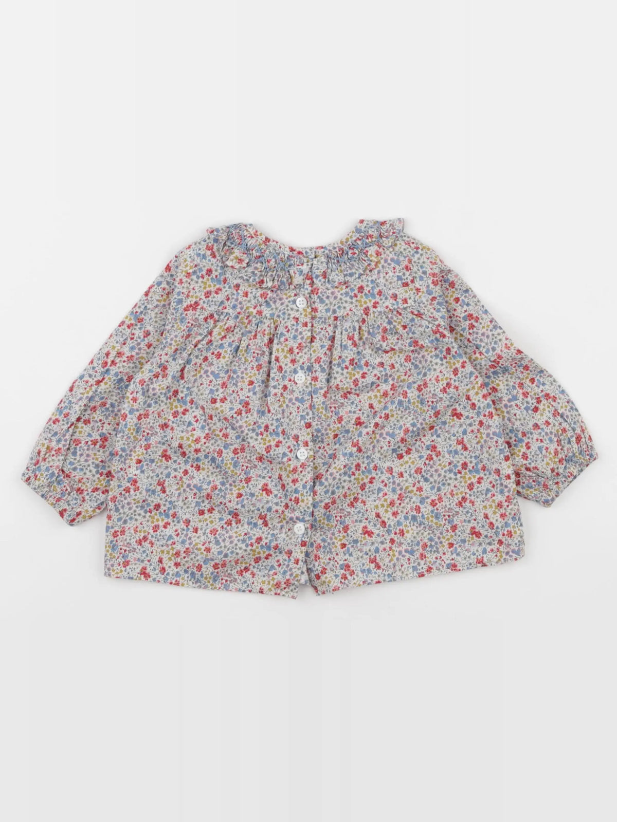 Cyrillus - blouse multicolore - 12 mois