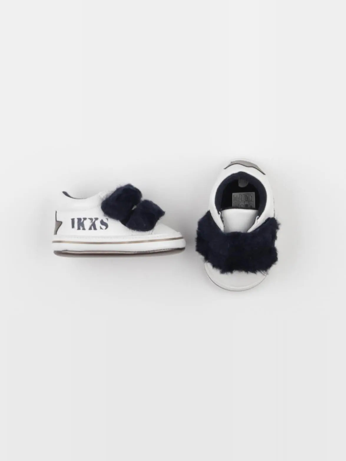 IKKS - chaussons blanc, noir - pointure 17/18