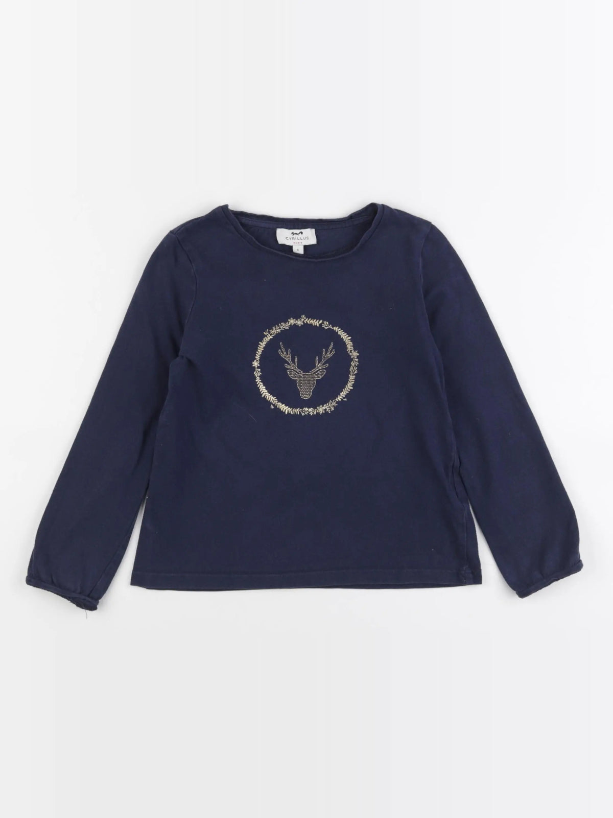 Cyrillus - tee-shirt bleu - 6 mois