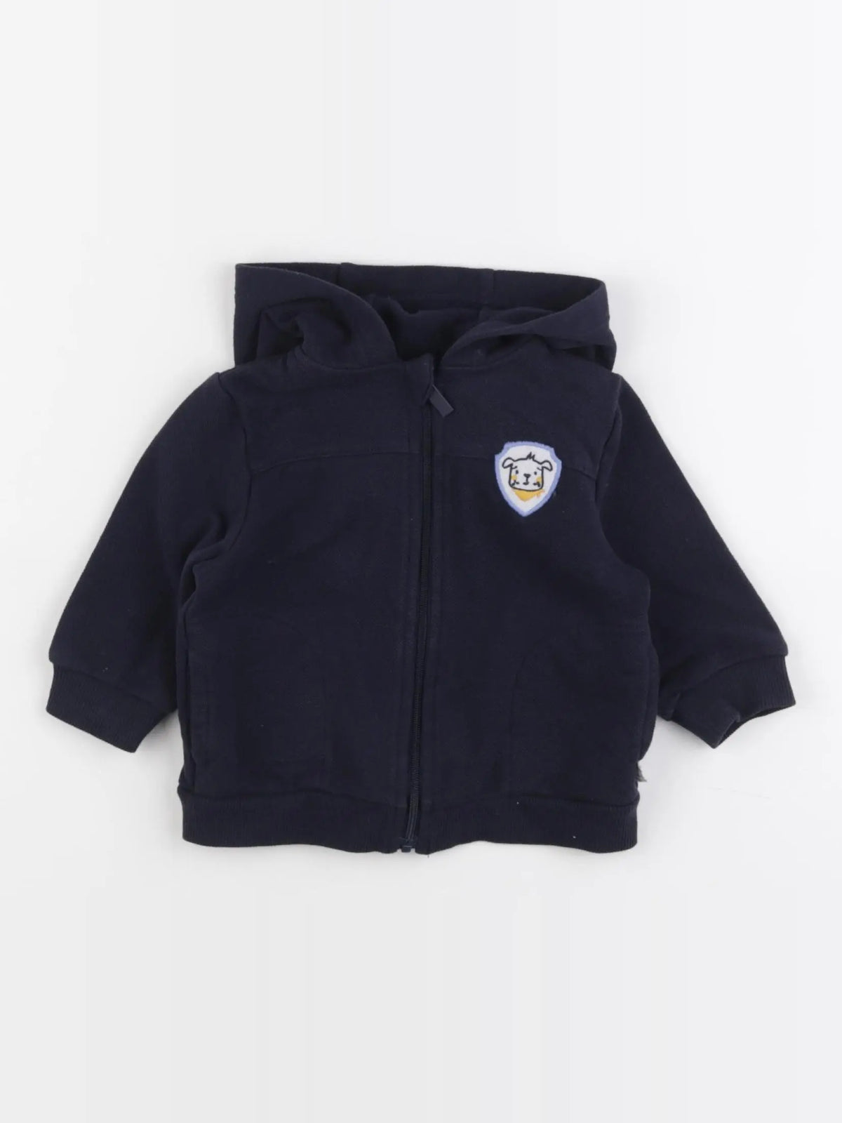 Carrément Beau - sweat bleu - 6 mois