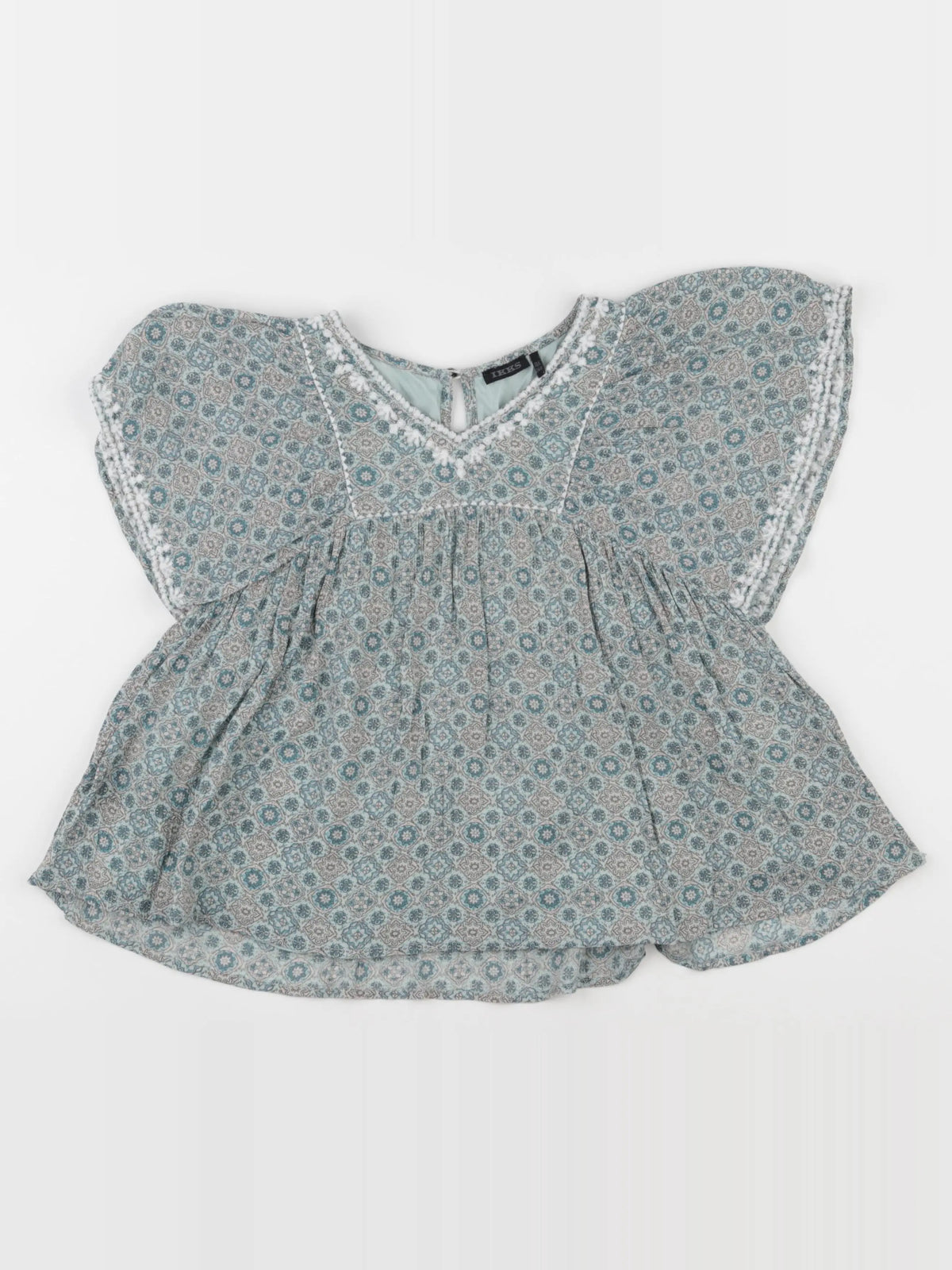 IKKS - blouse vert - 10 ans