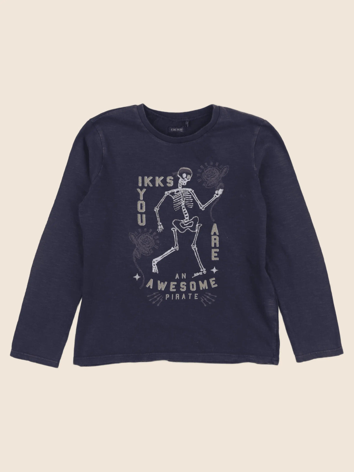 IKKS - tee-shirt bleu - 8 ans