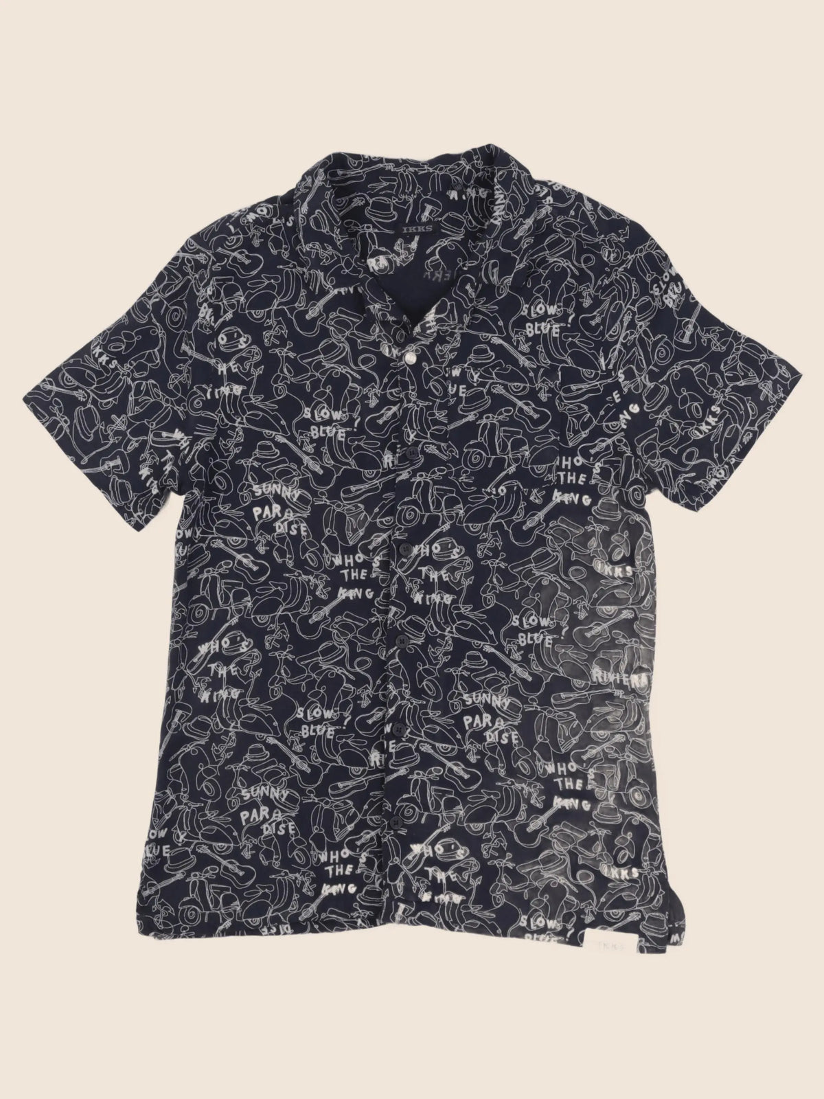 IKKS - chemise bleu - 10 ans