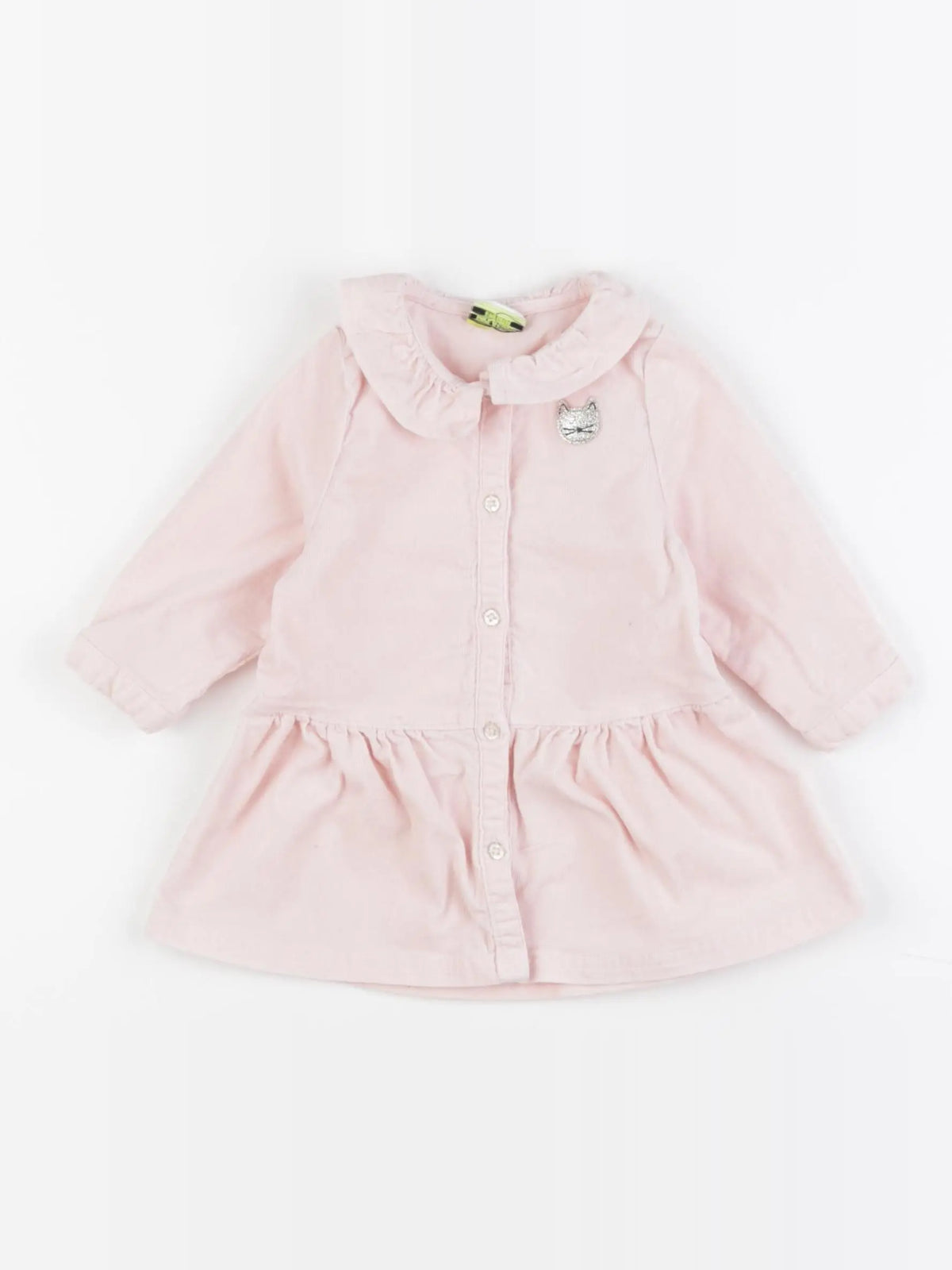 Tape à l'oeil - robe rose, argent - 6 mois