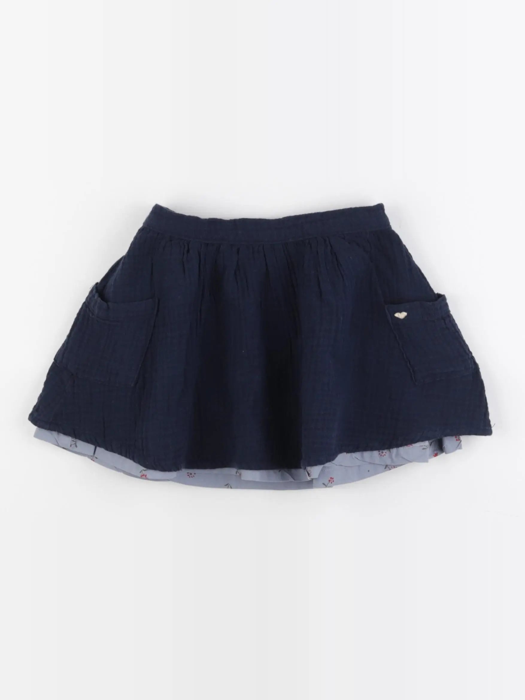 Vertbaudet - jupe bleu - 4 ans