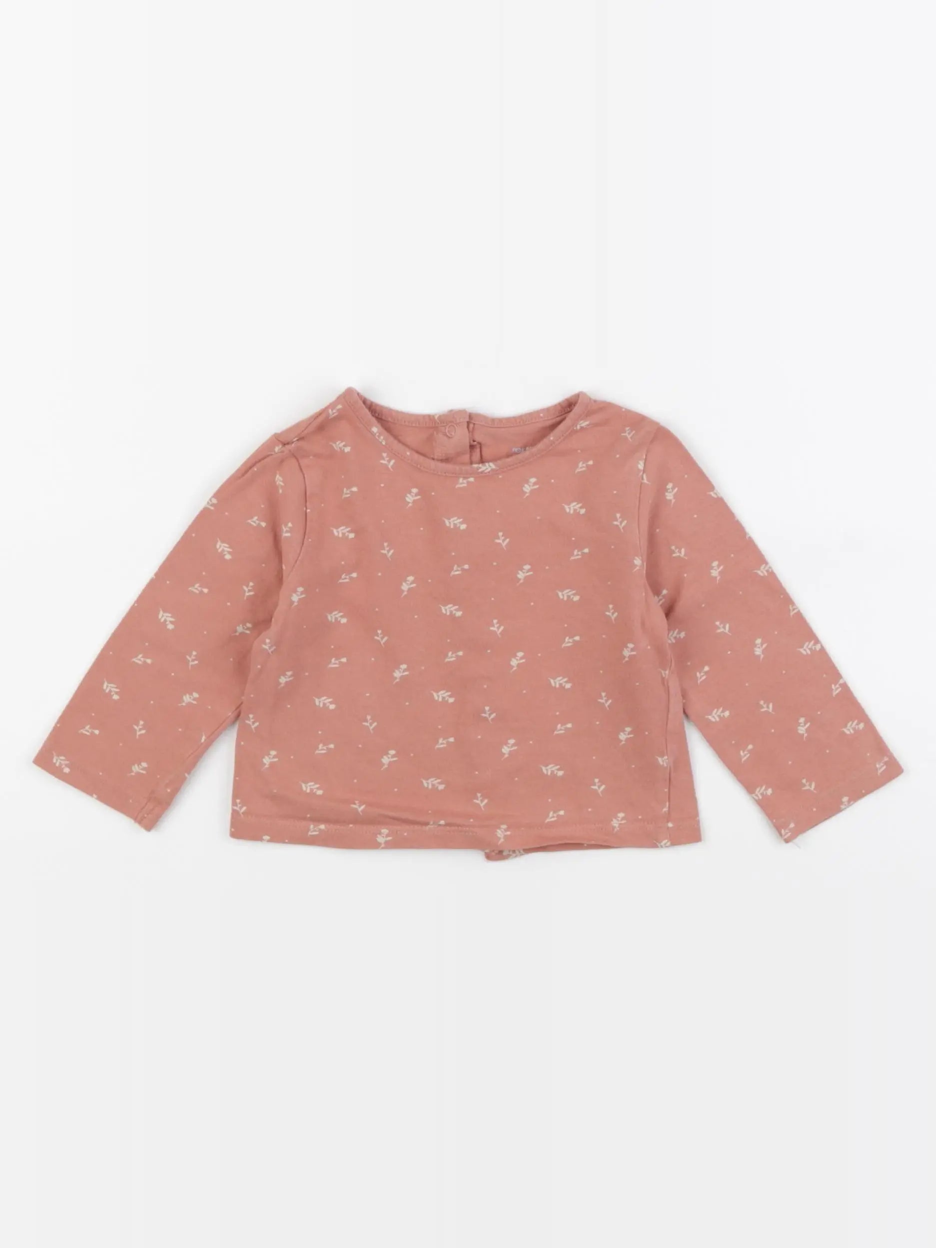 Vertbaudet - tee-shirt rose - 6 mois