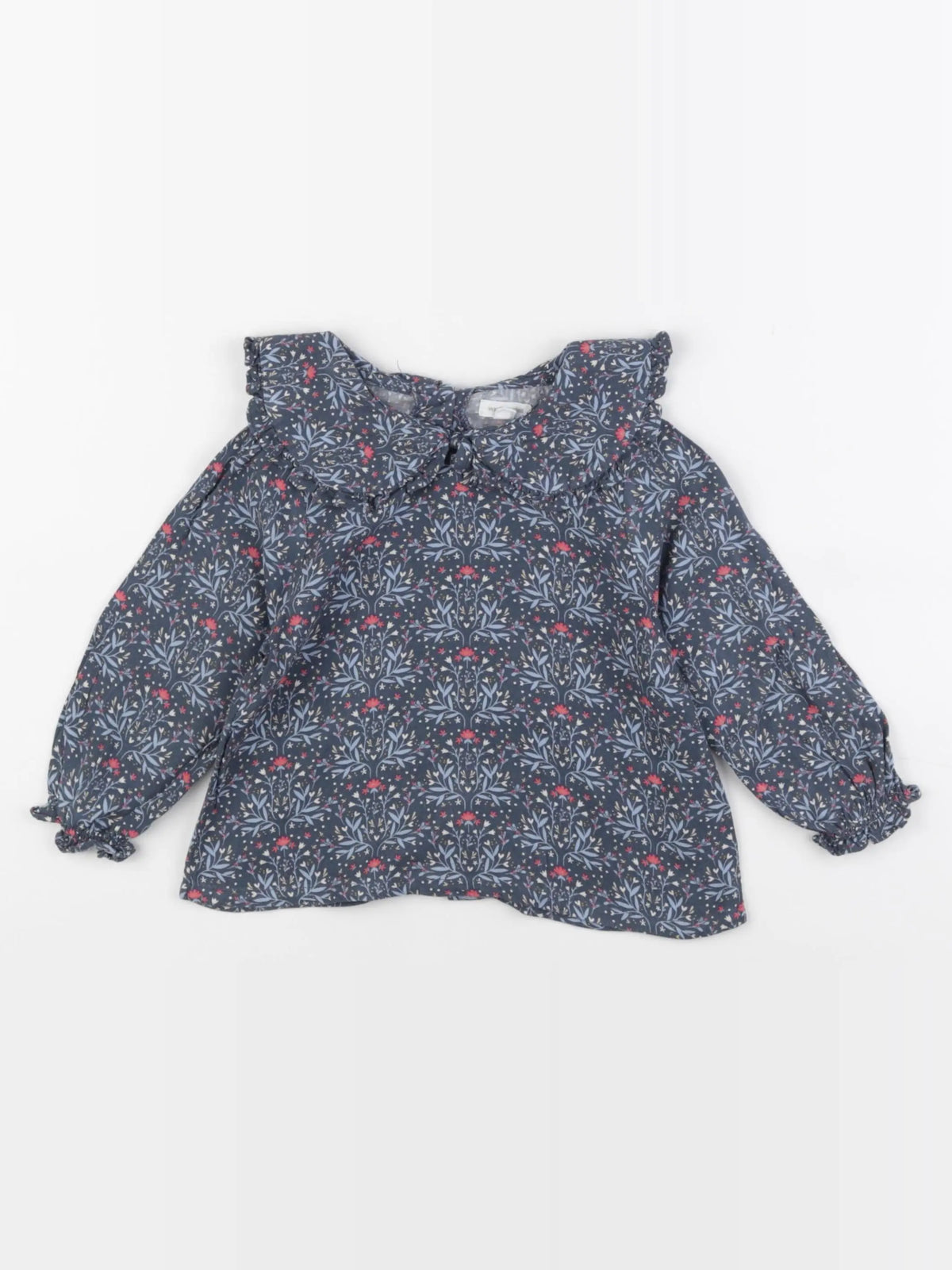 Vertbaudet - blouse bleu - 18 mois