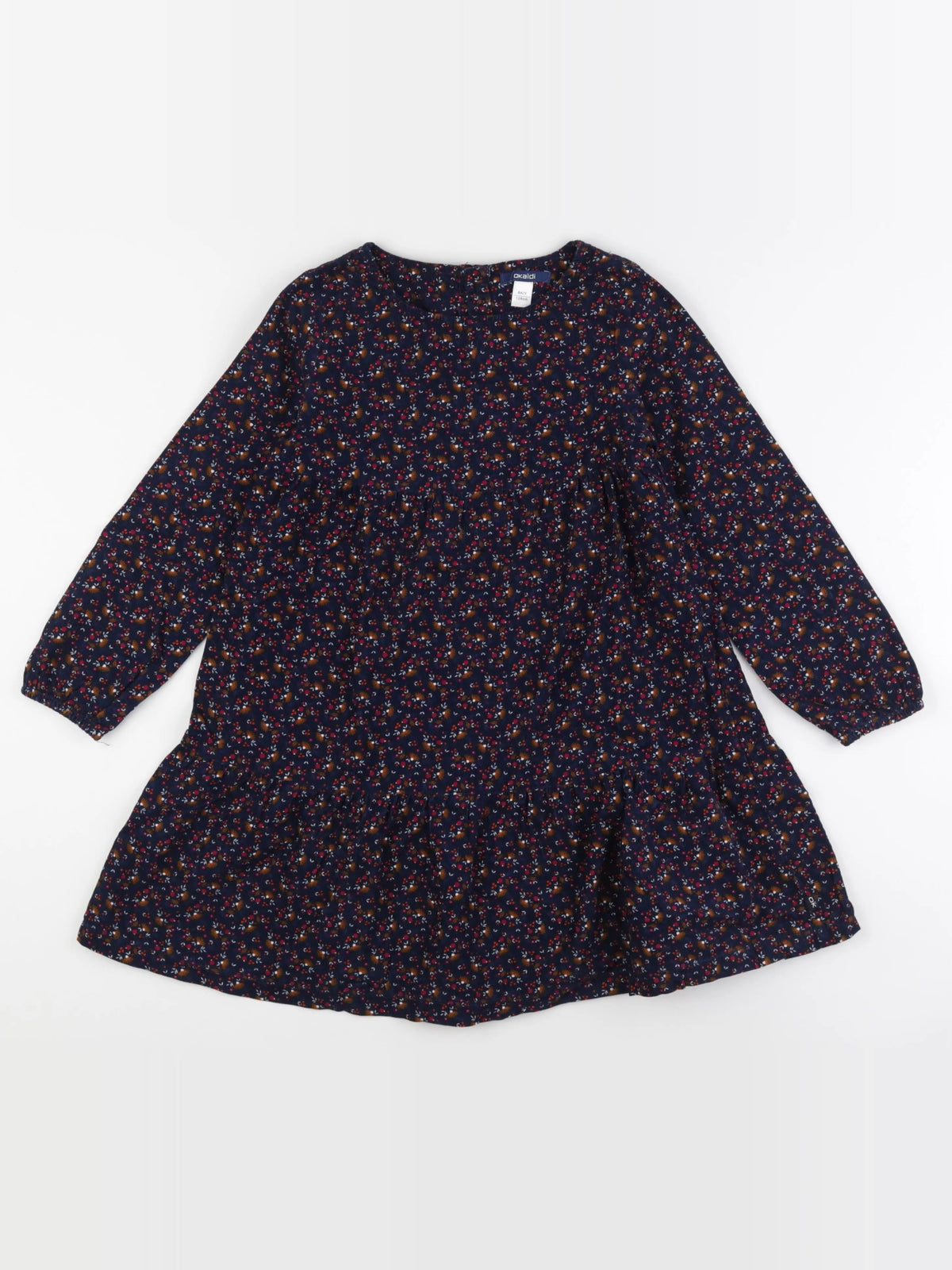 Okaidi - robe bleu, rouge - 8 ans