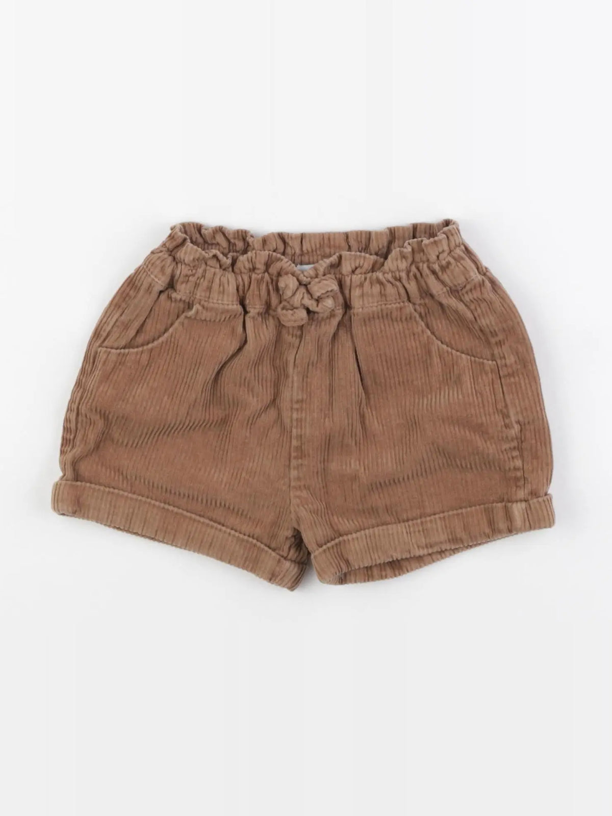 Vertbaudet - short marron - 2 ans