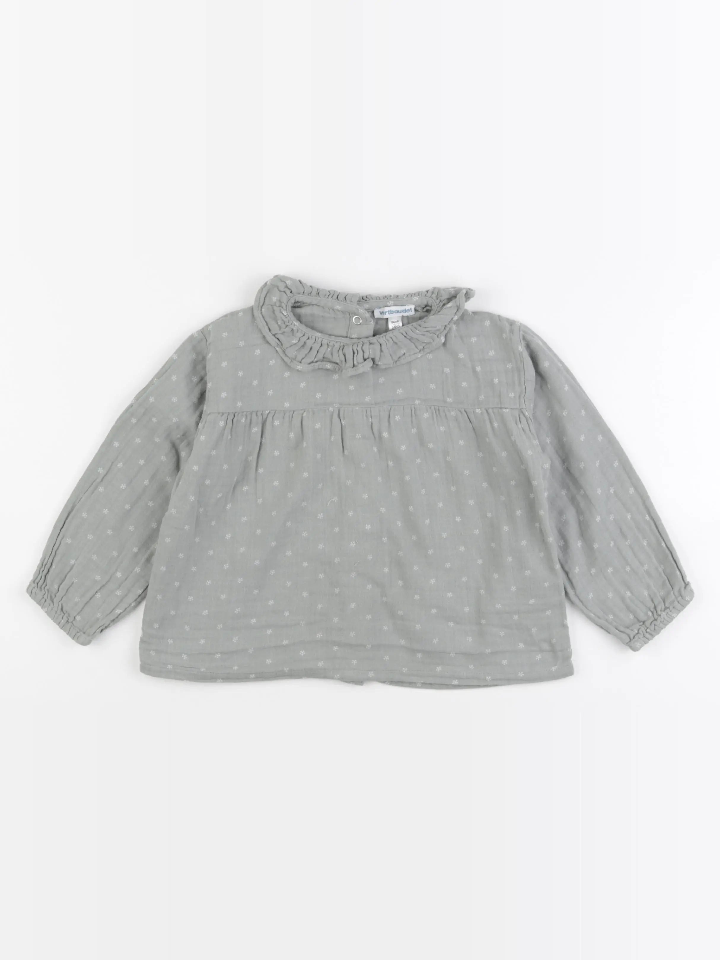 Vertbaudet - blouse vert - 3 ans