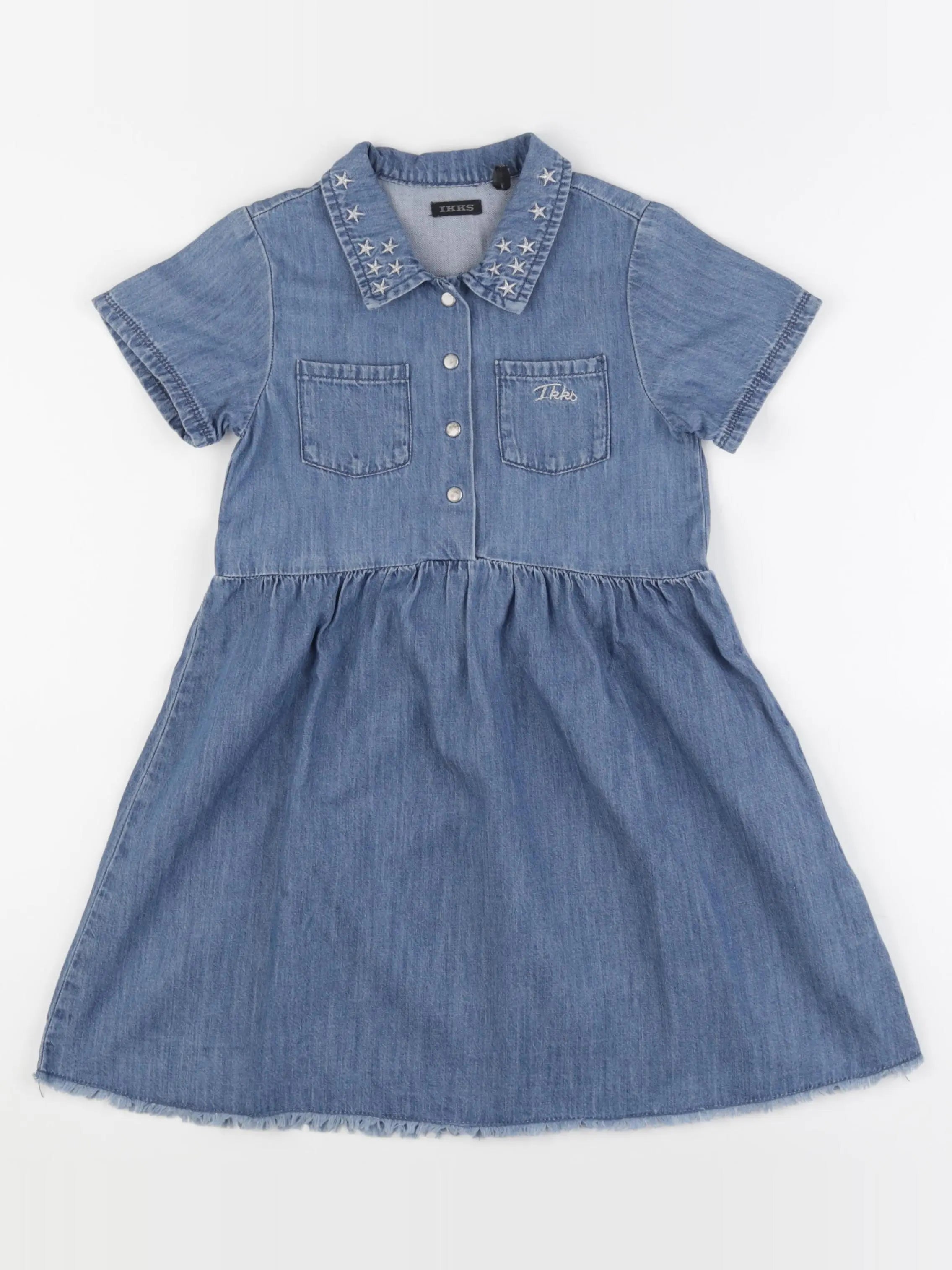 IKKS - robe bleu - 6 ans