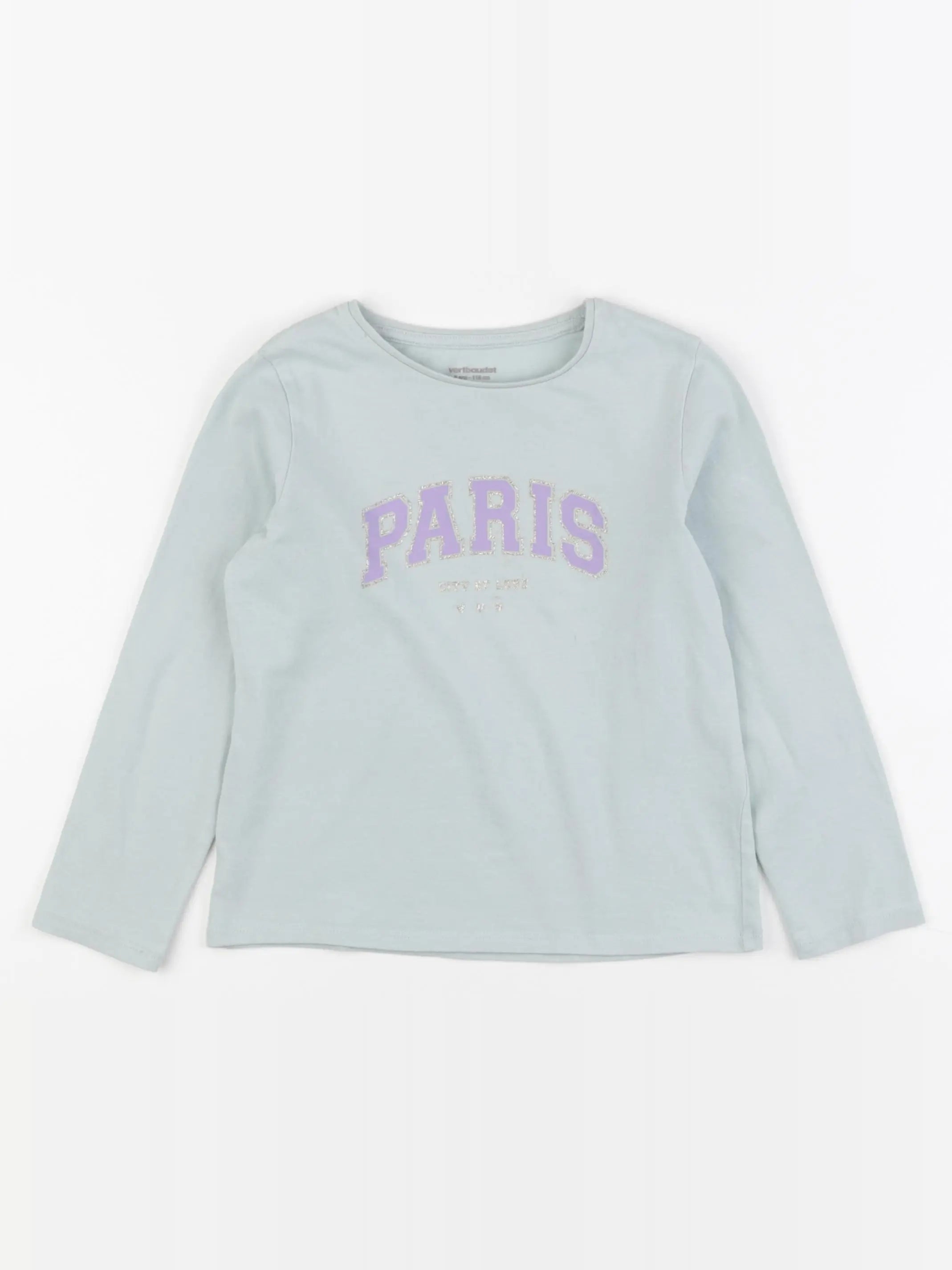 Vertbaudet - tee-shirt vert - 6 ans