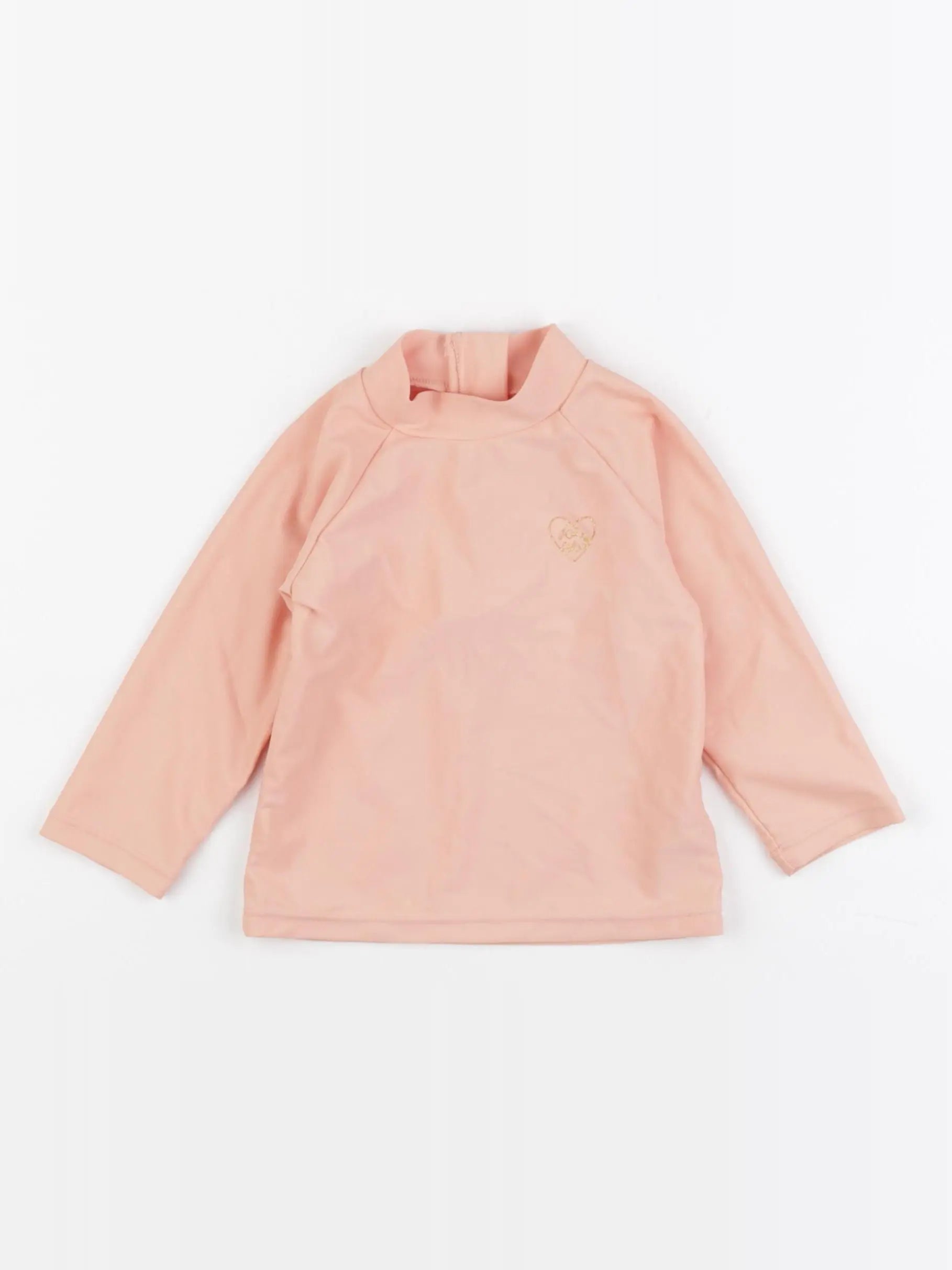 Vertbaudet - tee-shirt de bain rose - 12 mois