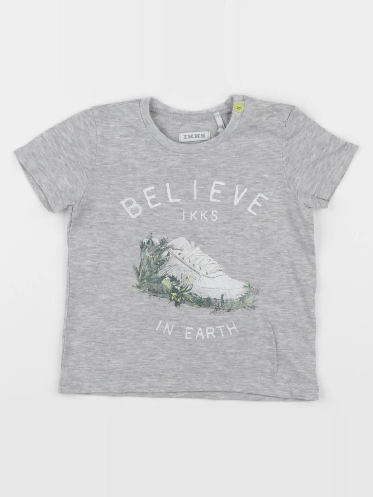 IKKS - tee-shirt gris - 6 mois
