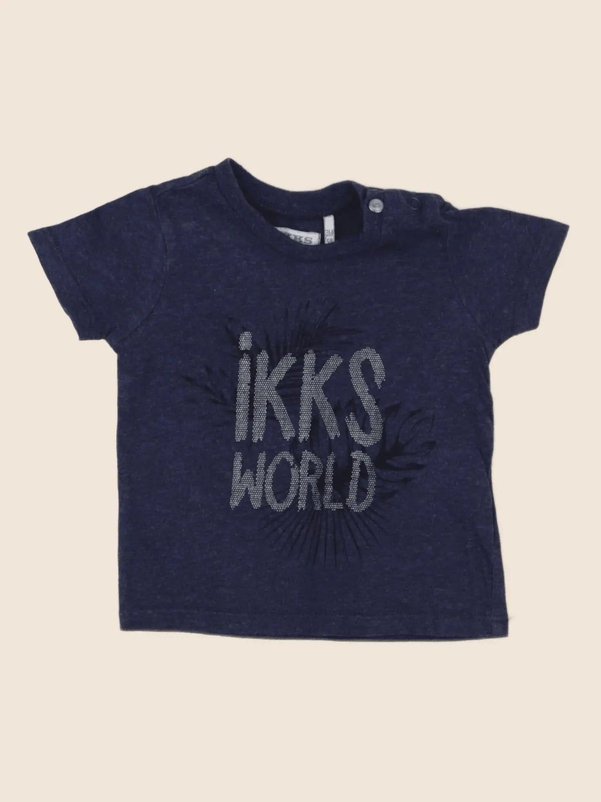 IKKS - tee-shirt bleu - 3 mois