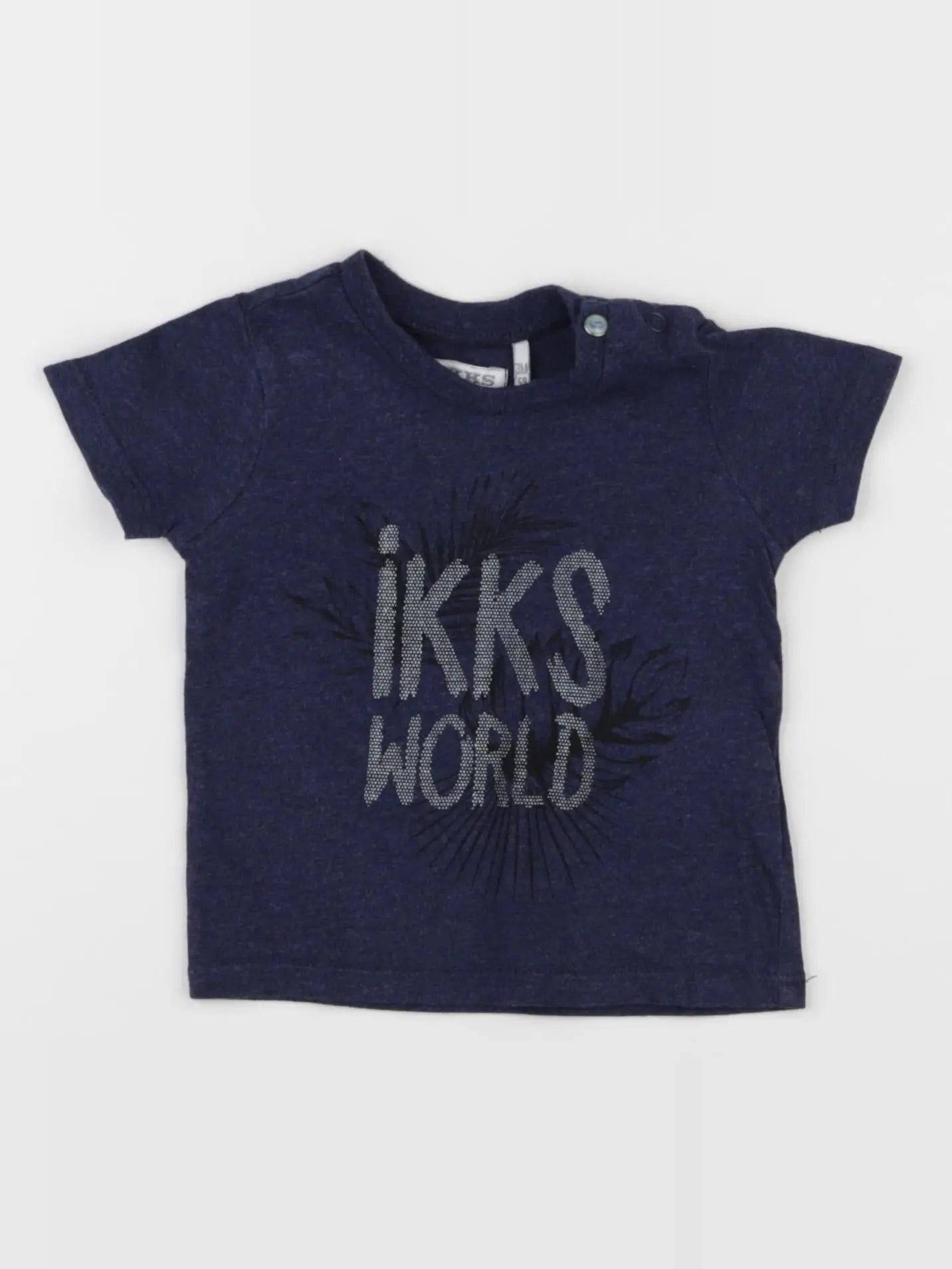 IKKS - tee-shirt bleu - 3 mois