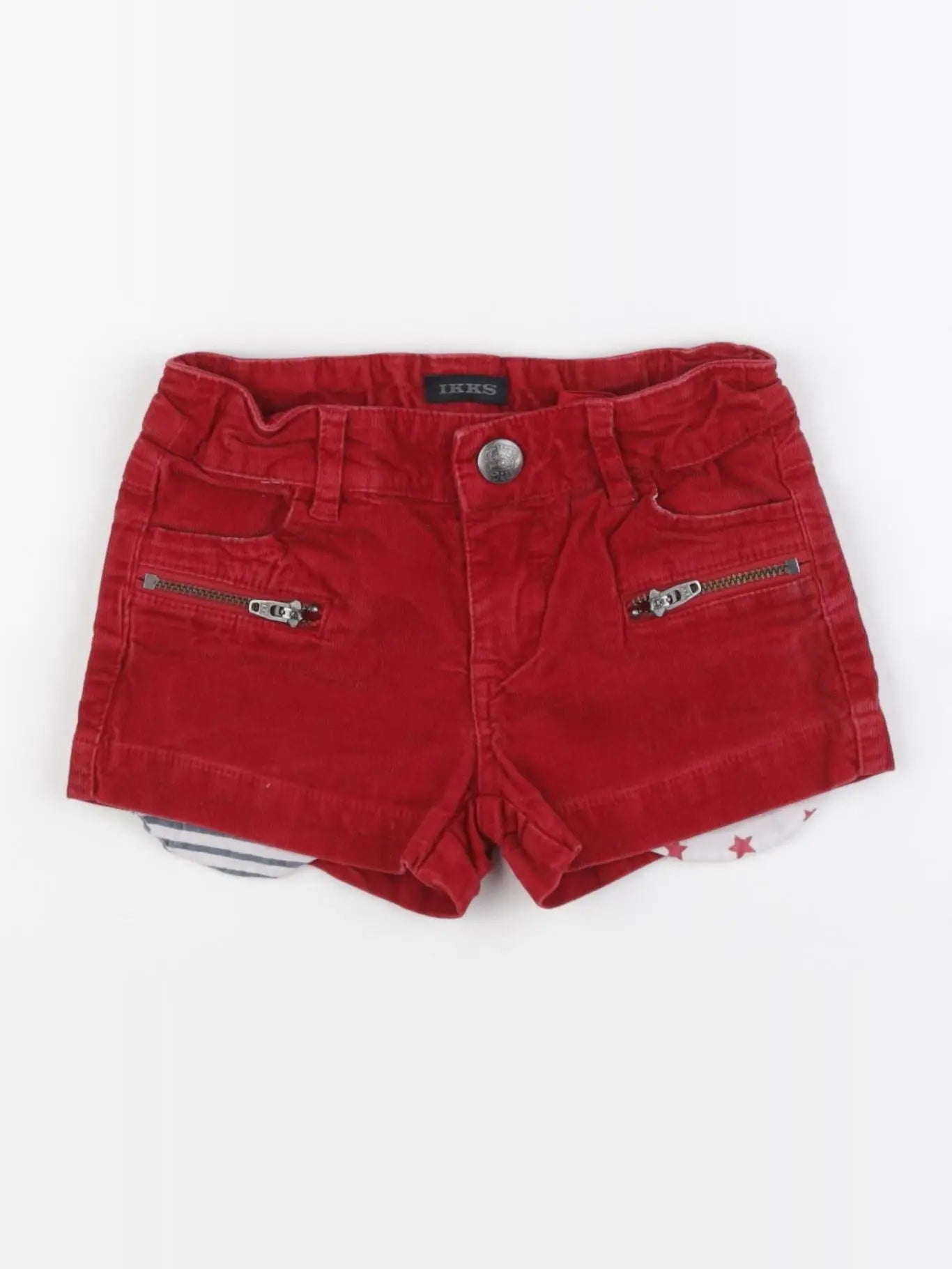 IKKS - short rouge - 3 ans