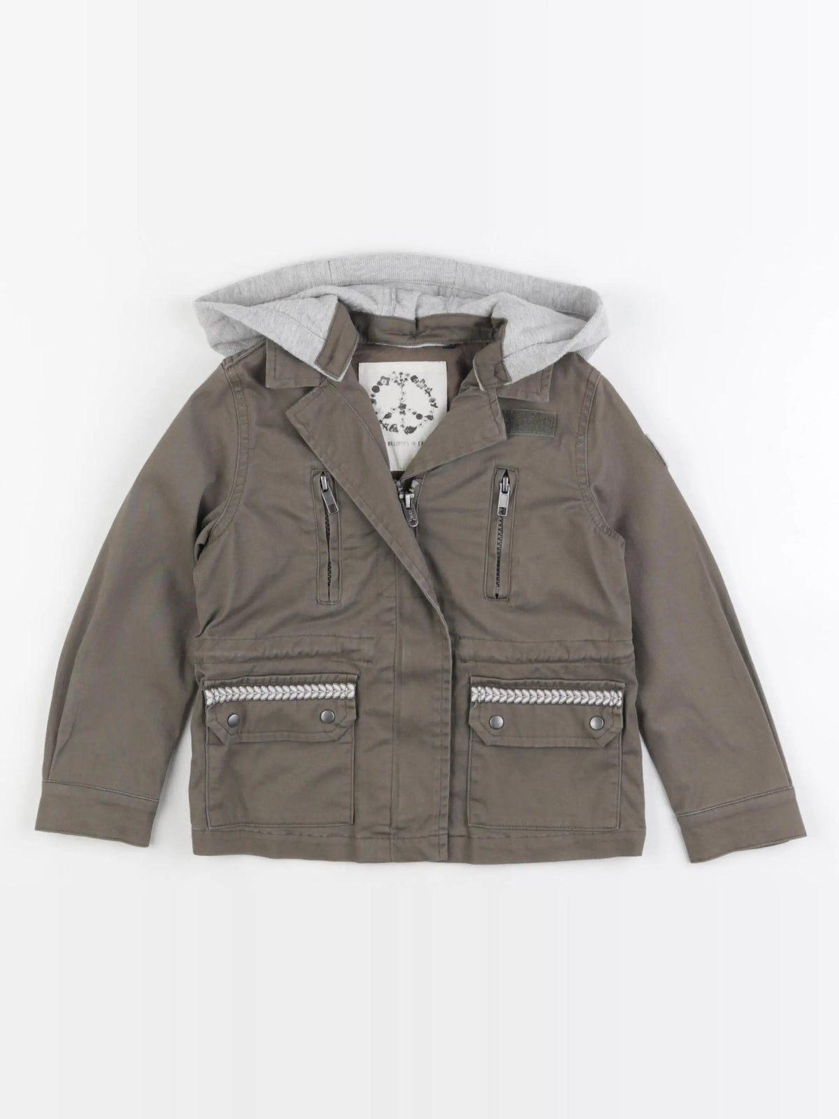 IKKS - veste imprimé au dos vert - 3 ans