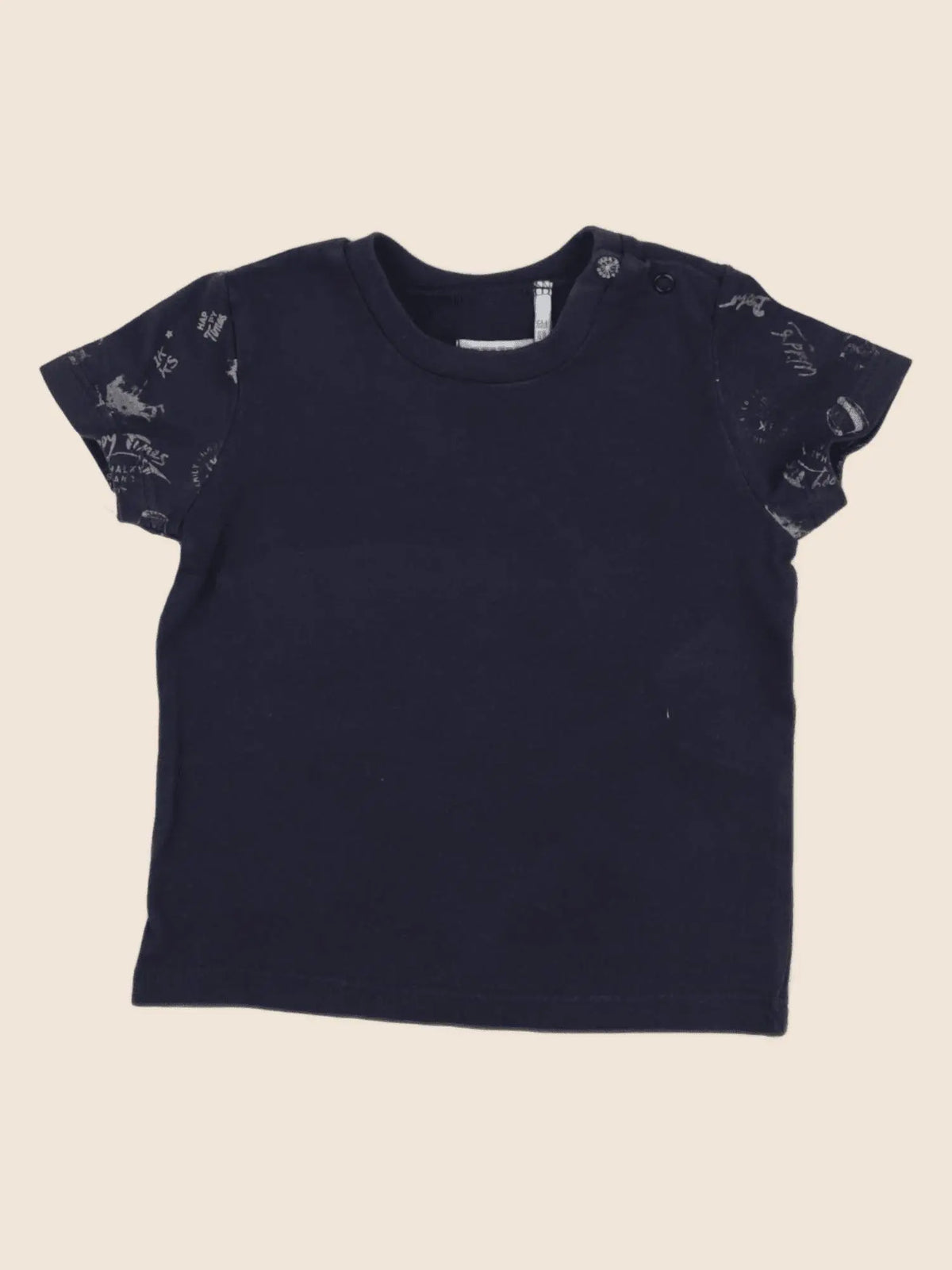IKKS - tee-shirt bleu - 6 mois