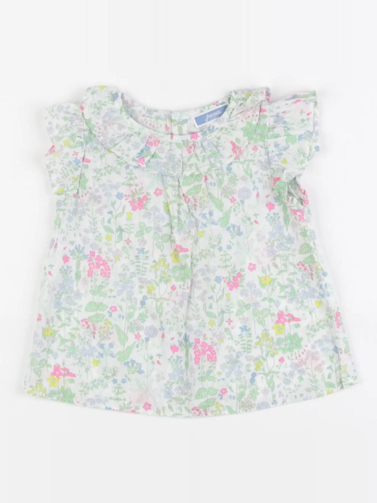 Jacadi - blouse liberty multicolore - 12 mois