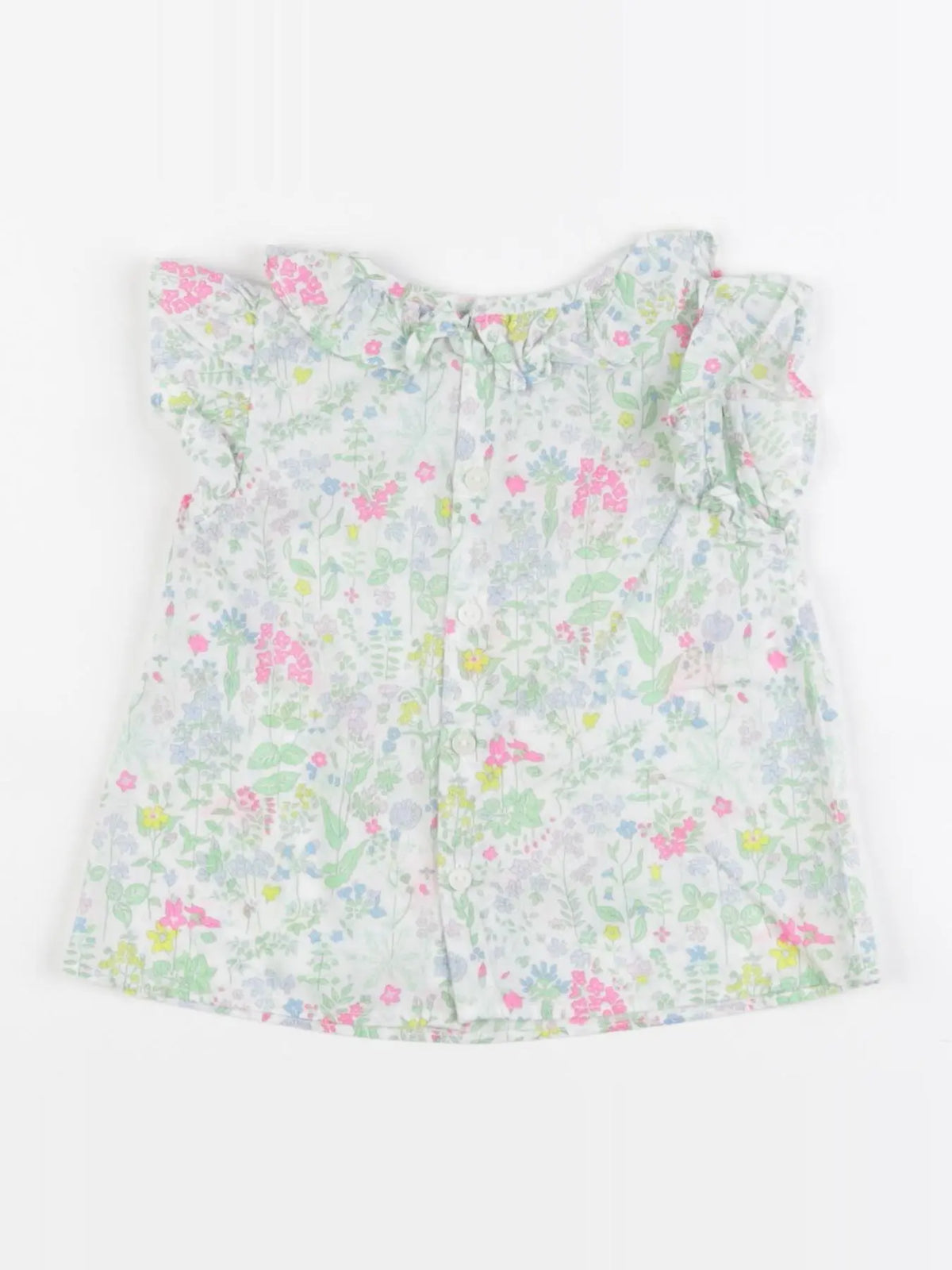 Jacadi - blouse liberty multicolore - 12 mois