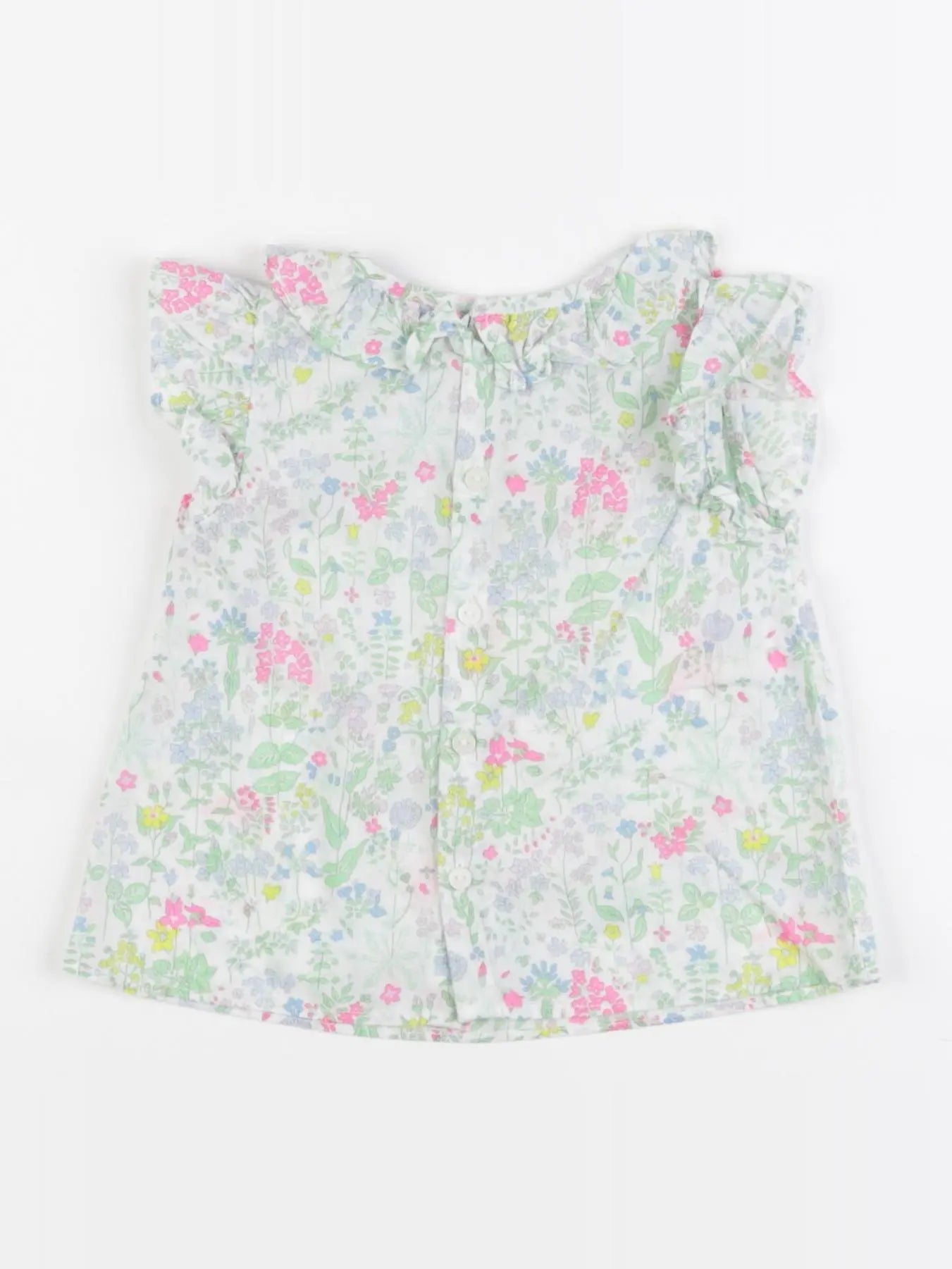 Jacadi - blouse liberty multicolore - 12 mois
