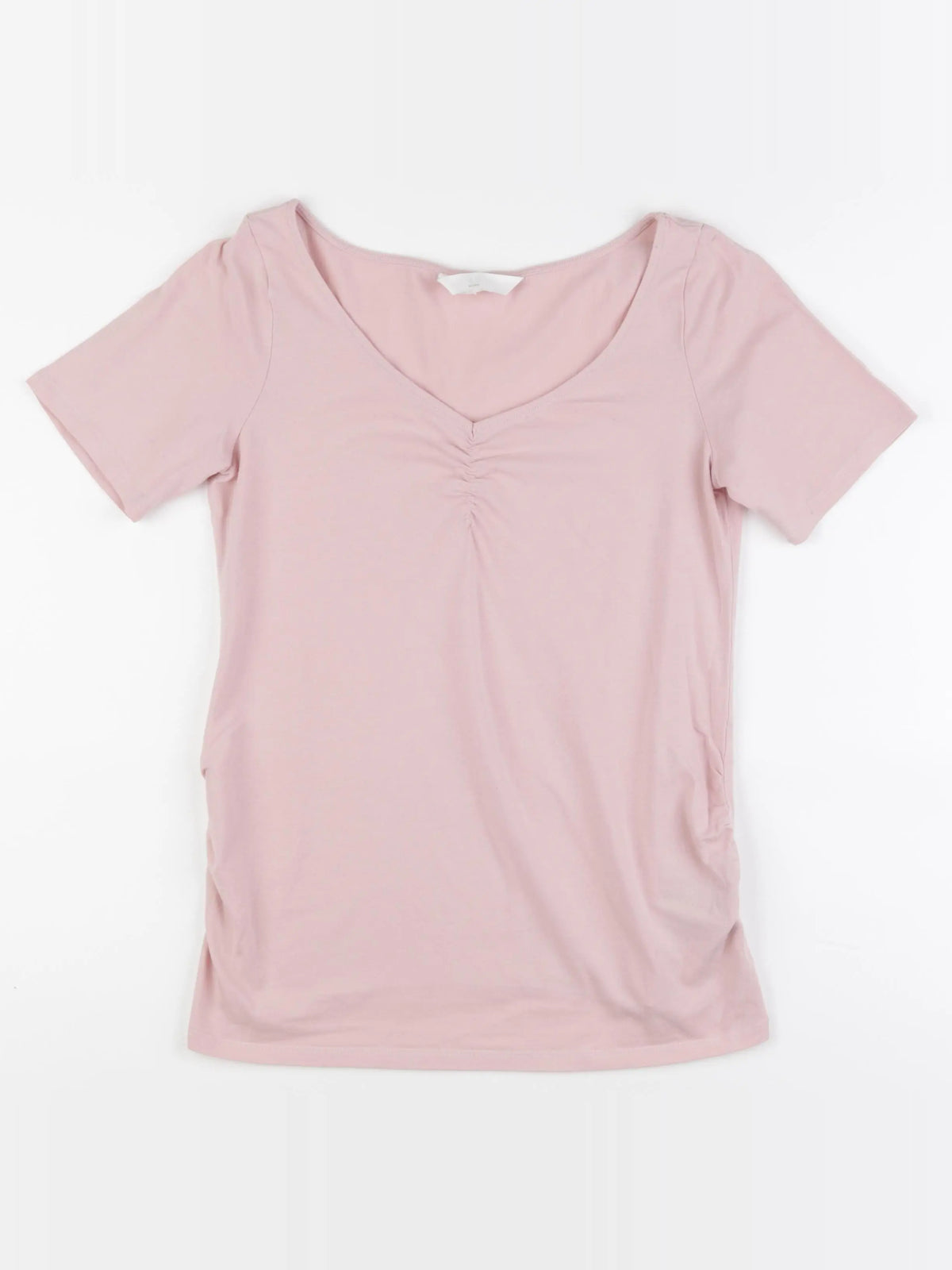 H&M - tee-shirt grossesse rose - 40 à 42