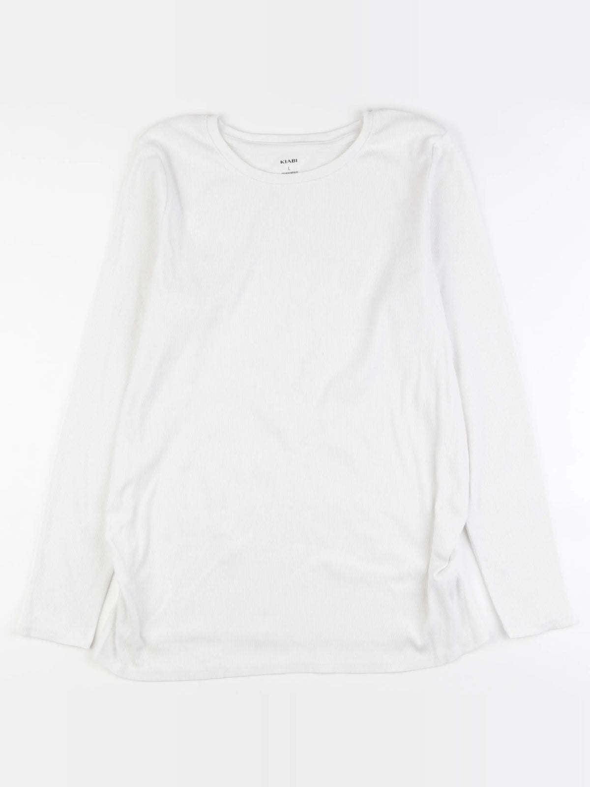 Kiabi - tee-shirt grossesse blanc - 42 à 44