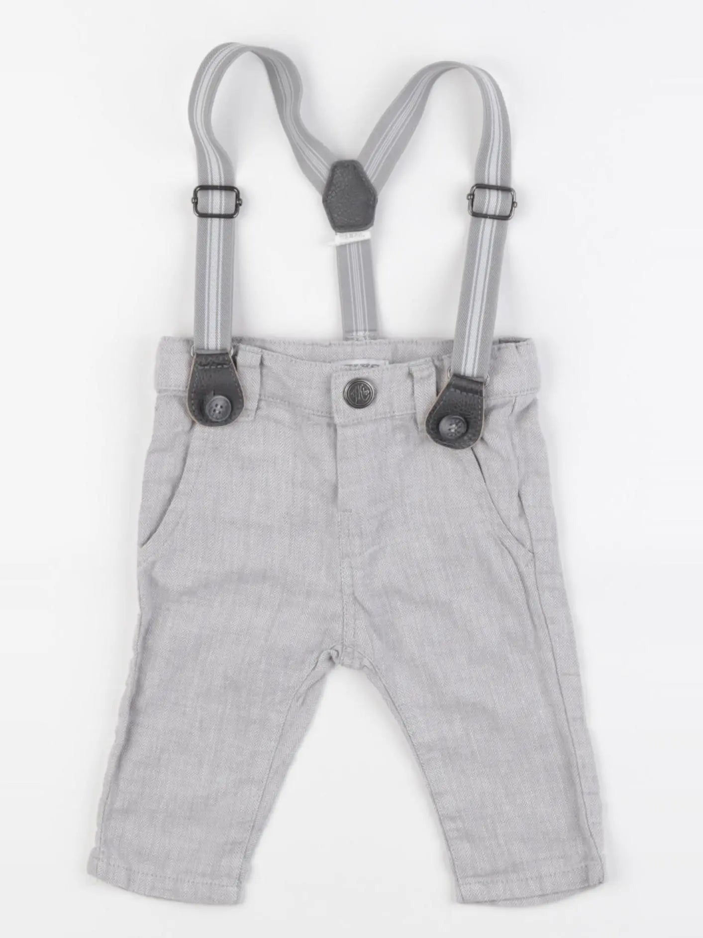 IKKS - pantalon gris - 3 mois