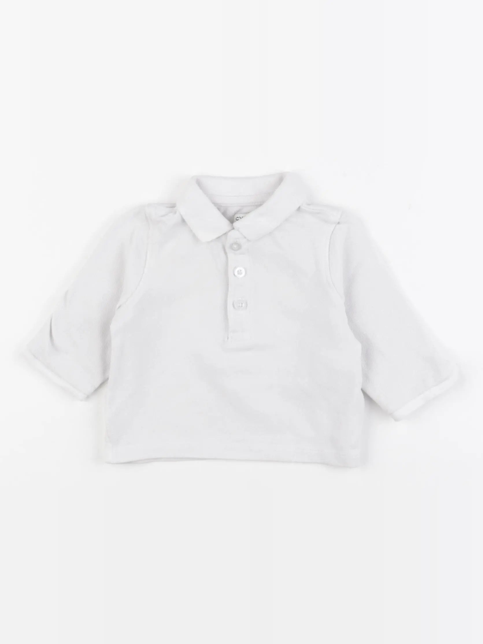 Cyrillus - polo blanc - 6 mois
