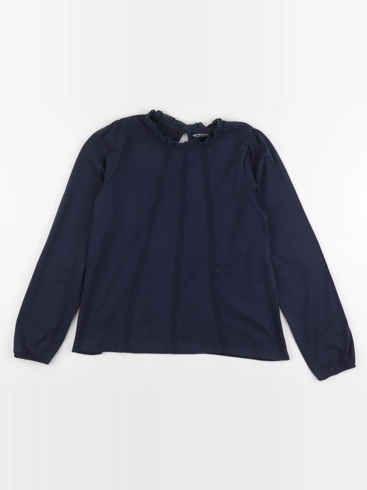 Vertbaudet - tee-shirt bleu - 10 ans