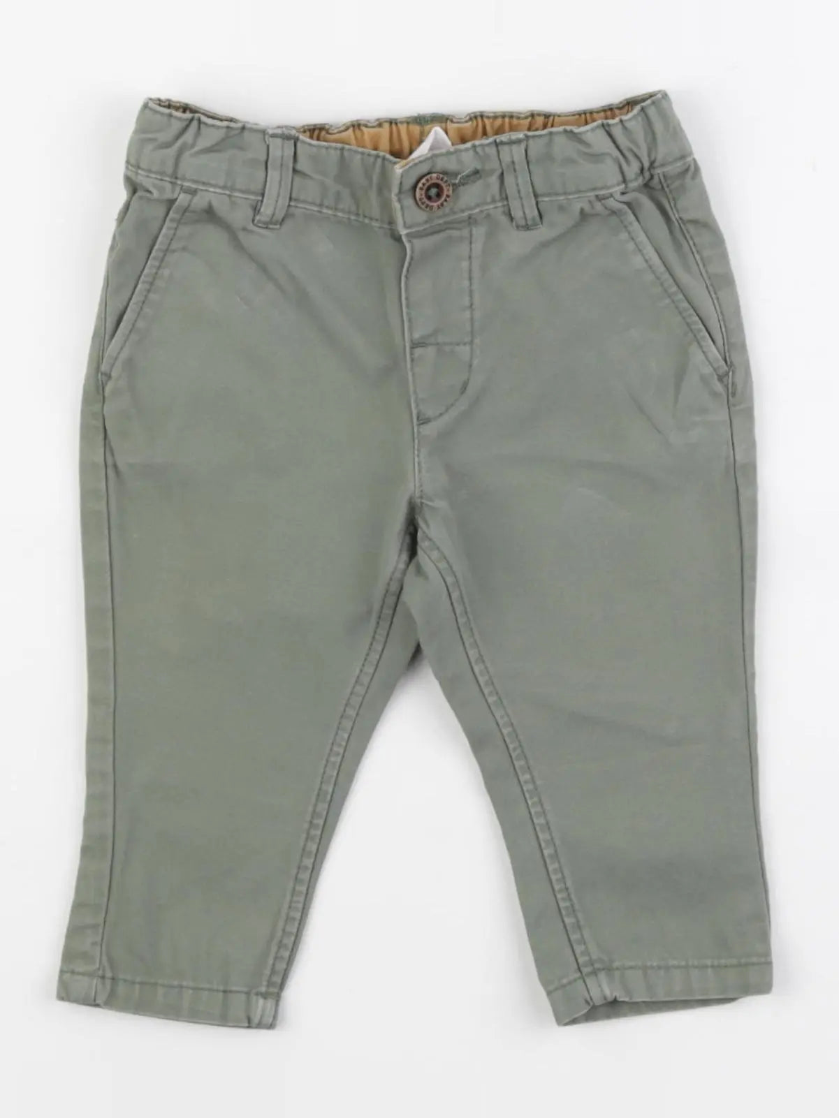 H&M - pantalon vert - 6 mois