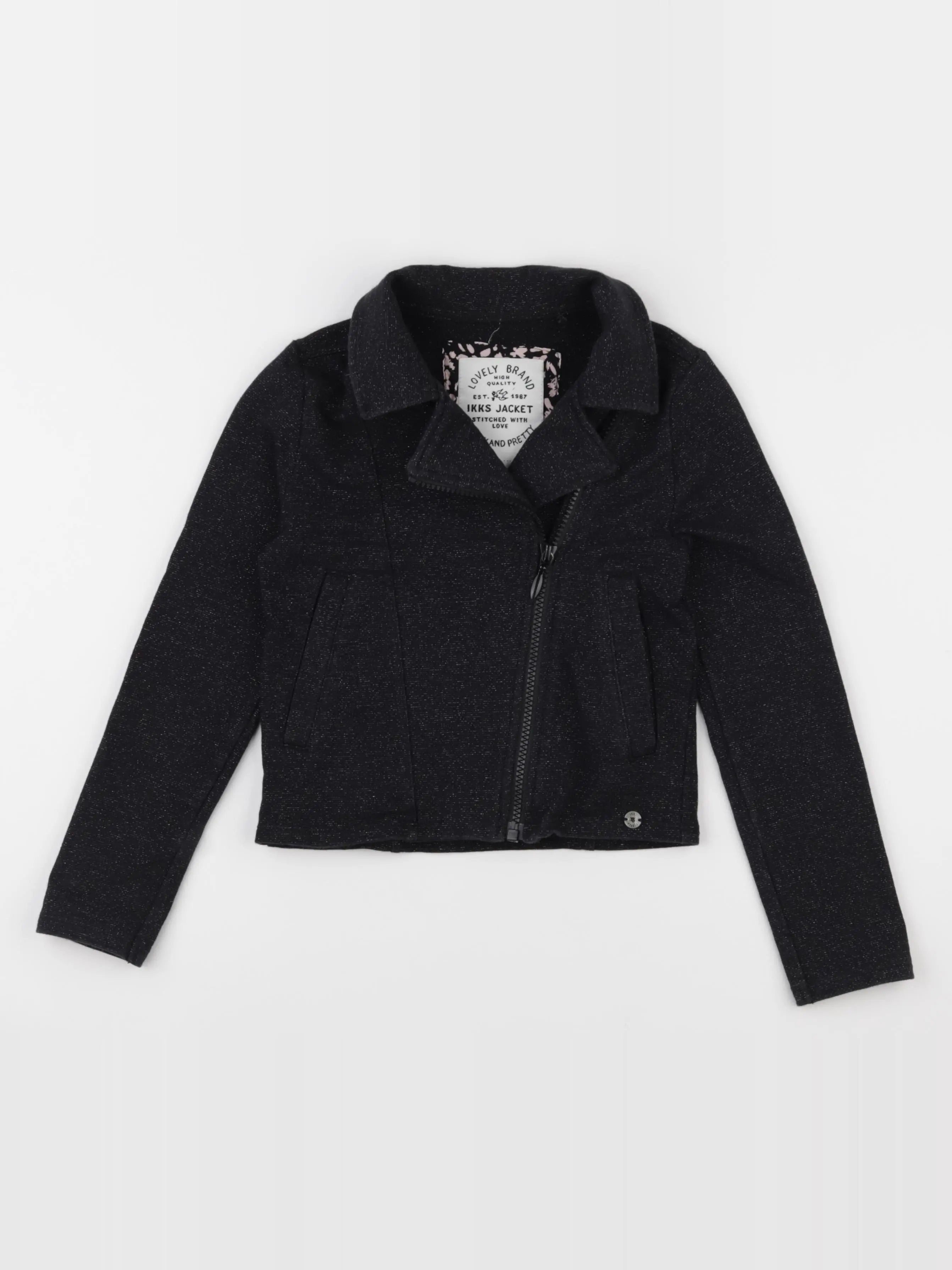 IKKS - veste noir - 8 ans